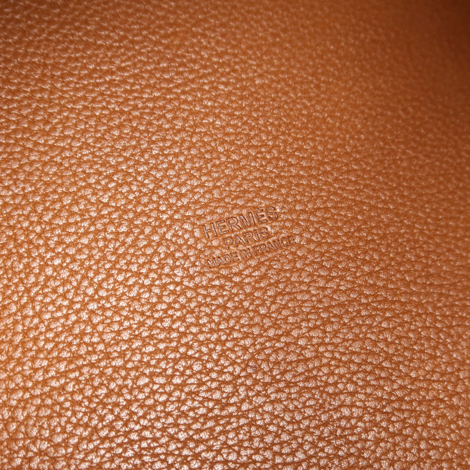 HERMES Barenia皮革Picotin MM手挽袋Gold