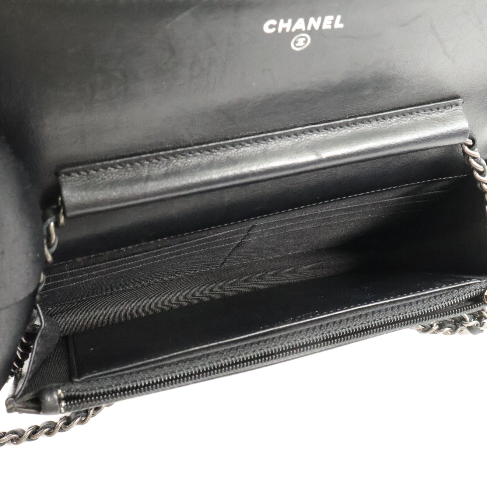 CHANEL 羊皮皮革Boy Chanel鏈帶肩背袋