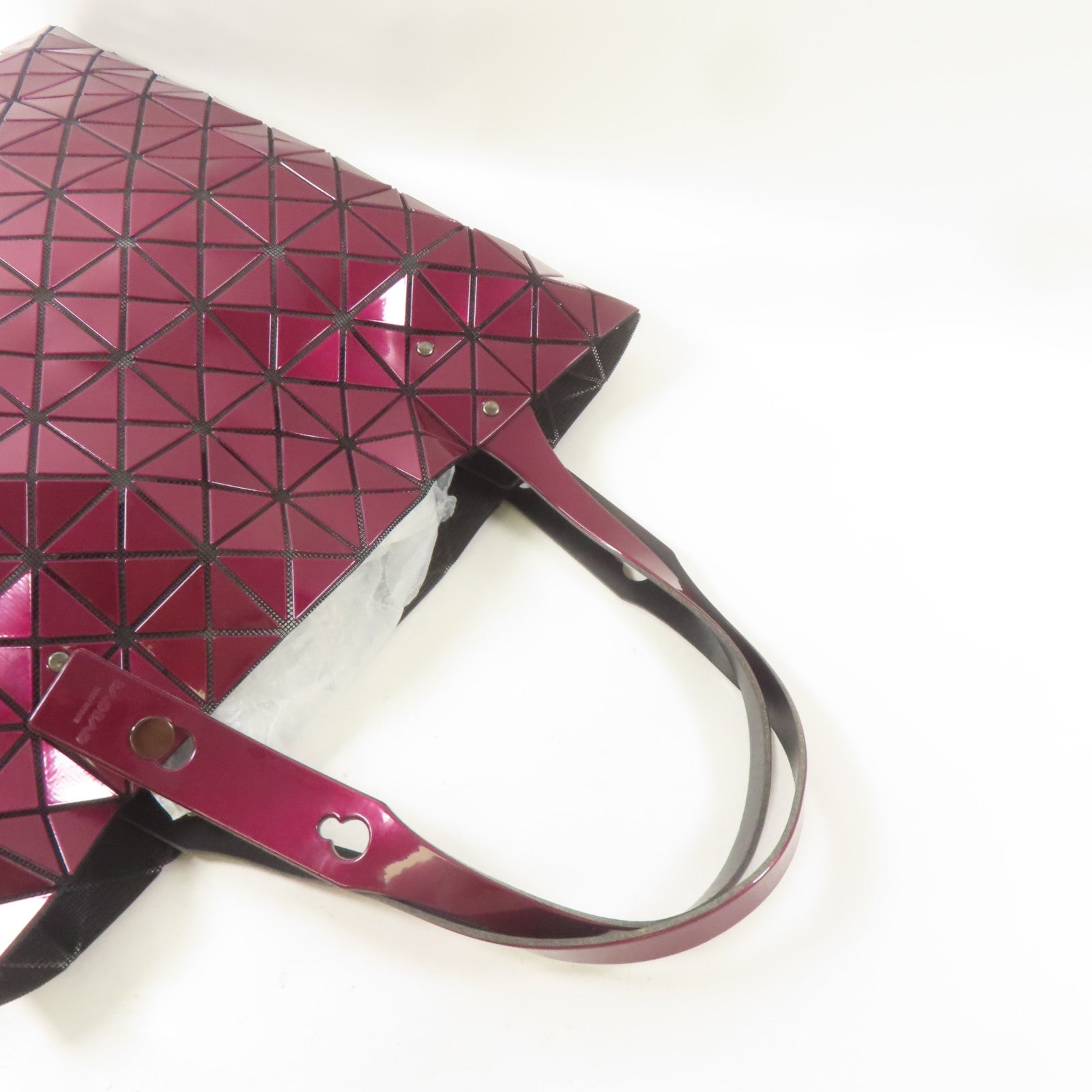 BAO BAO ISSEYMIYAKE PVC Issey Miyake Bao Bao Shoulder Bag肩背袋紫色