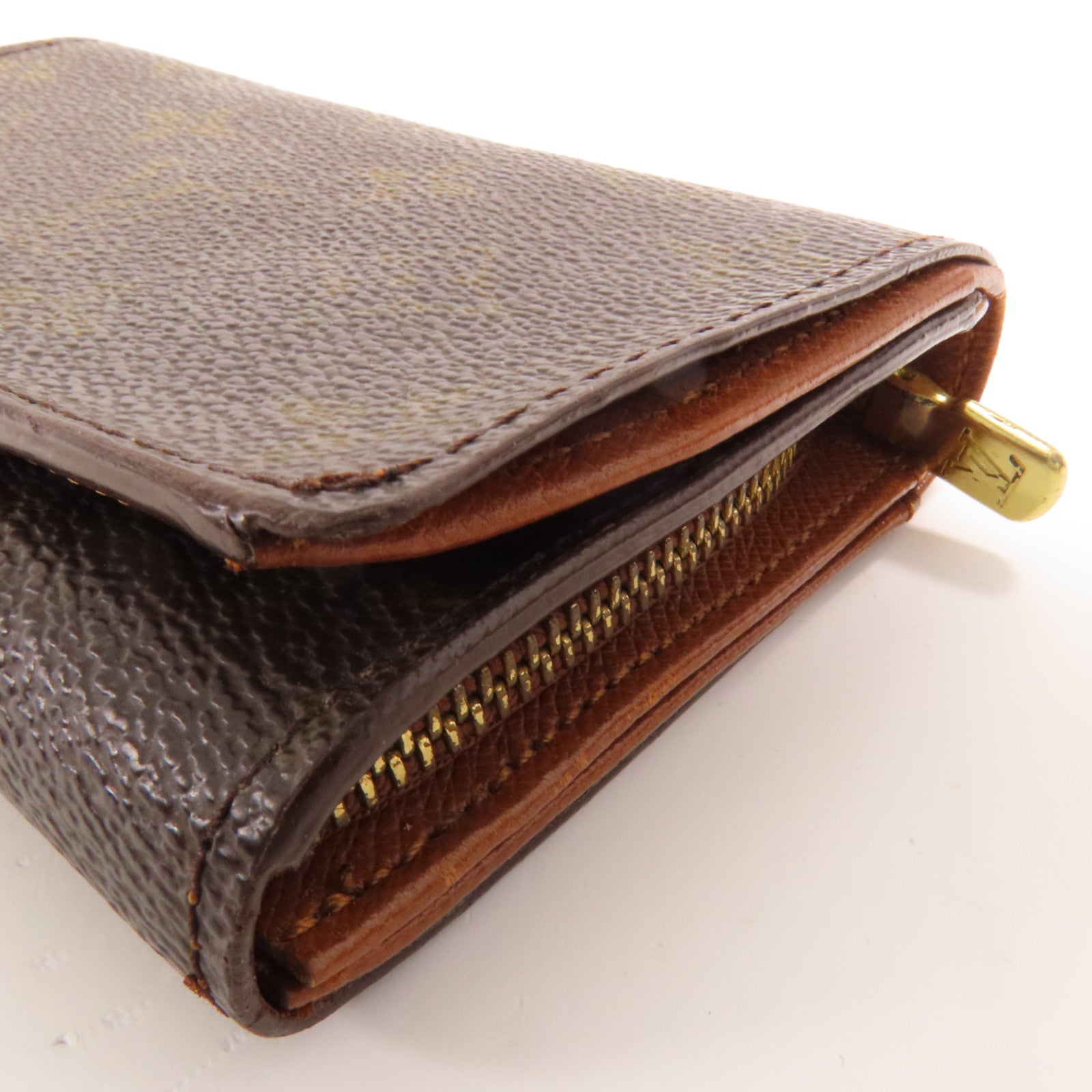 LOUIS VUITTON Monogram Porte Monnaie Billets 金扣錢包