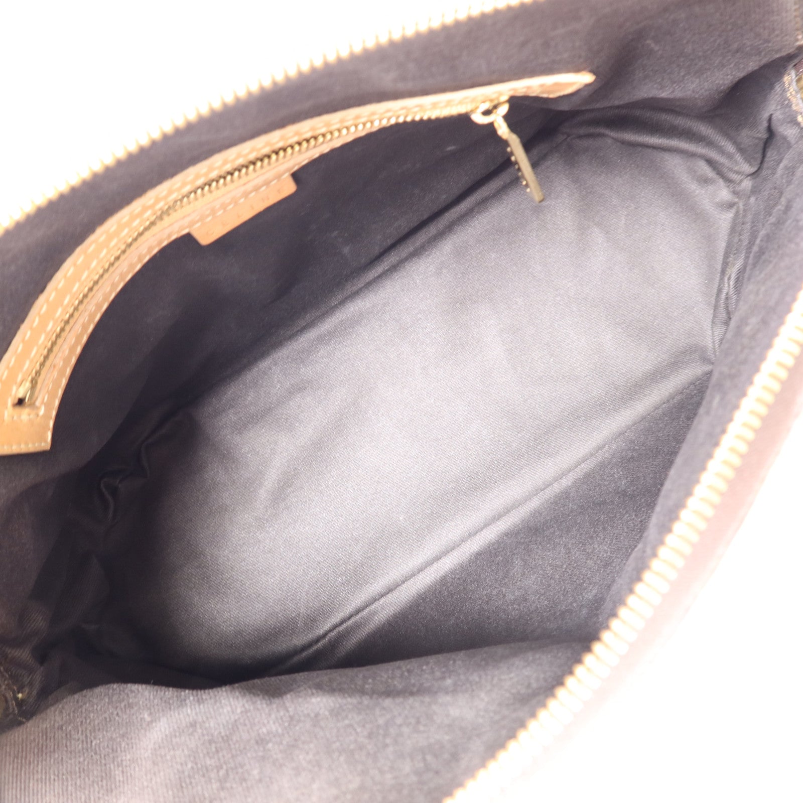 CELINE 塗層帆布Shoulder Bag金扣手挽肩背兩用袋