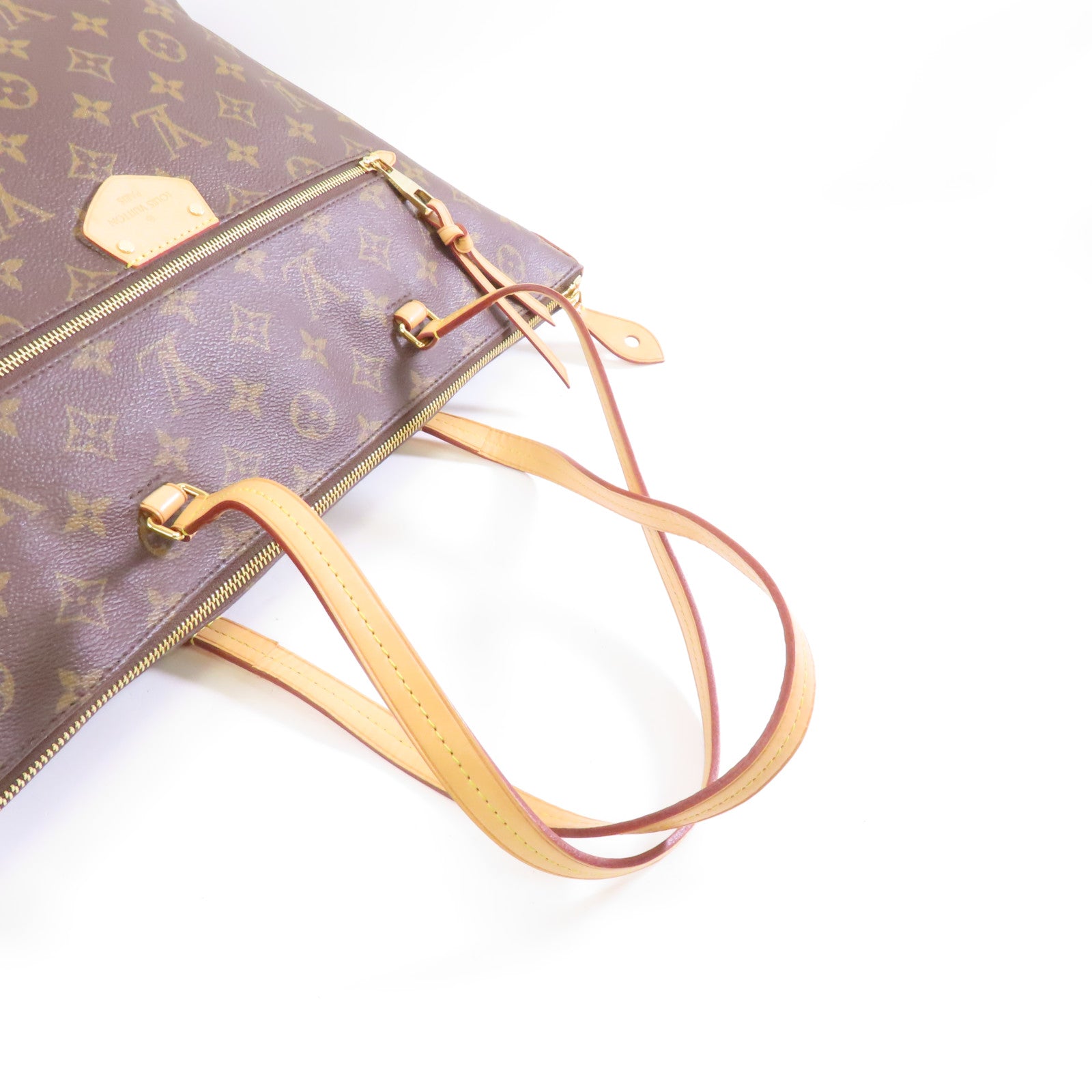 LOUIS VUITTON Monogram Lena MM金扣手挽袋啡色