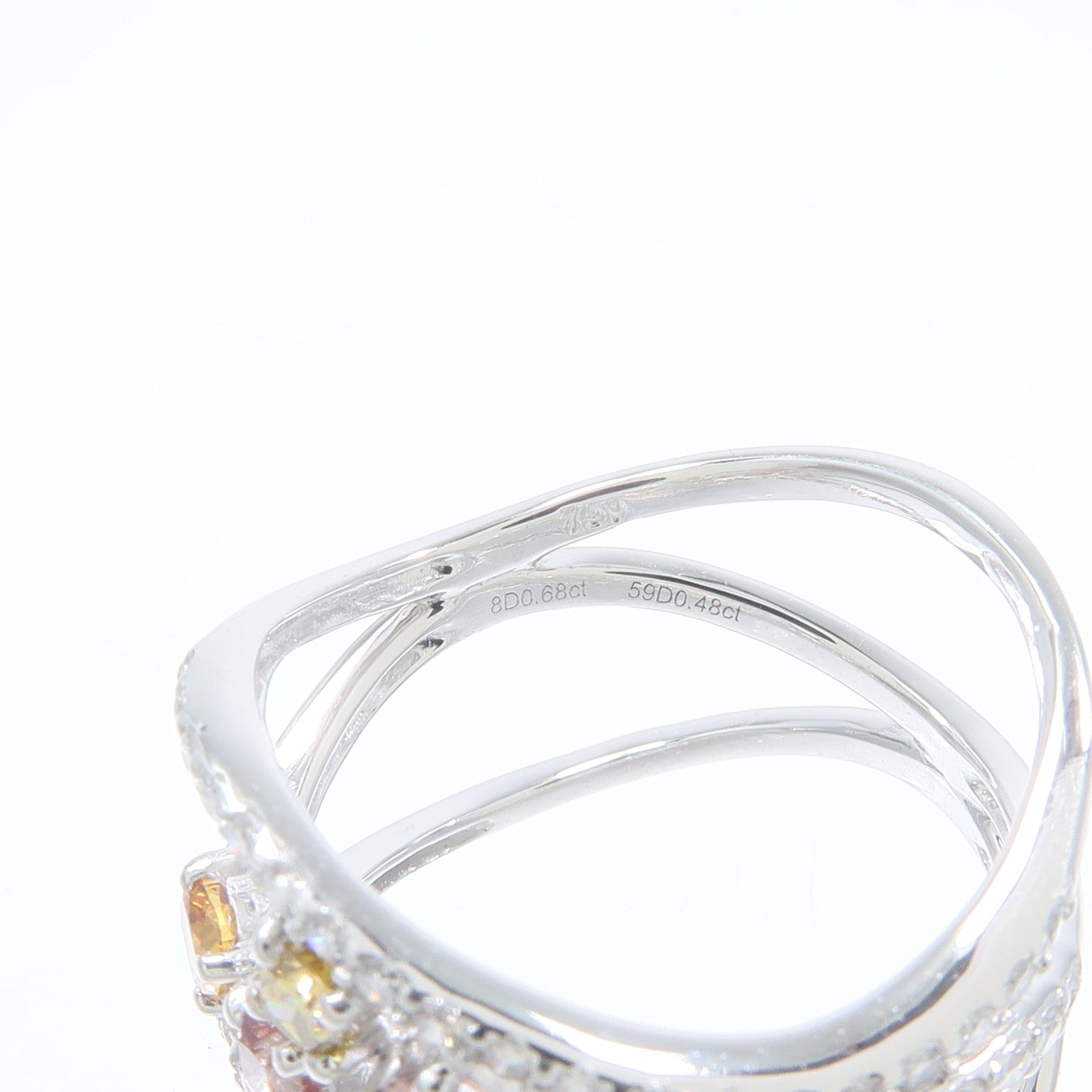 JEWELRY 18K白金Diamond Ring鑽石戒指