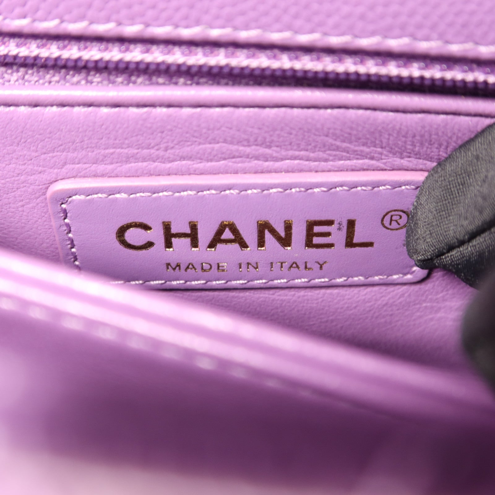 CHANEL 牛皮皮革Mini Coco Handle金扣手挽肩背兩用袋