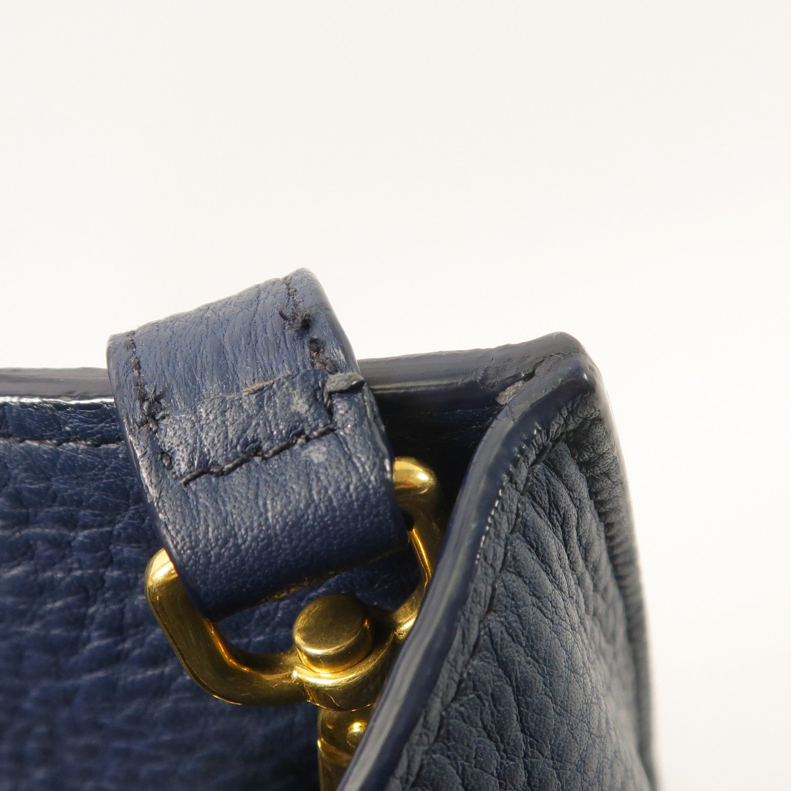 PRADA 牛皮皮革2 Way Shoulder金扣手挽肩背兩用袋