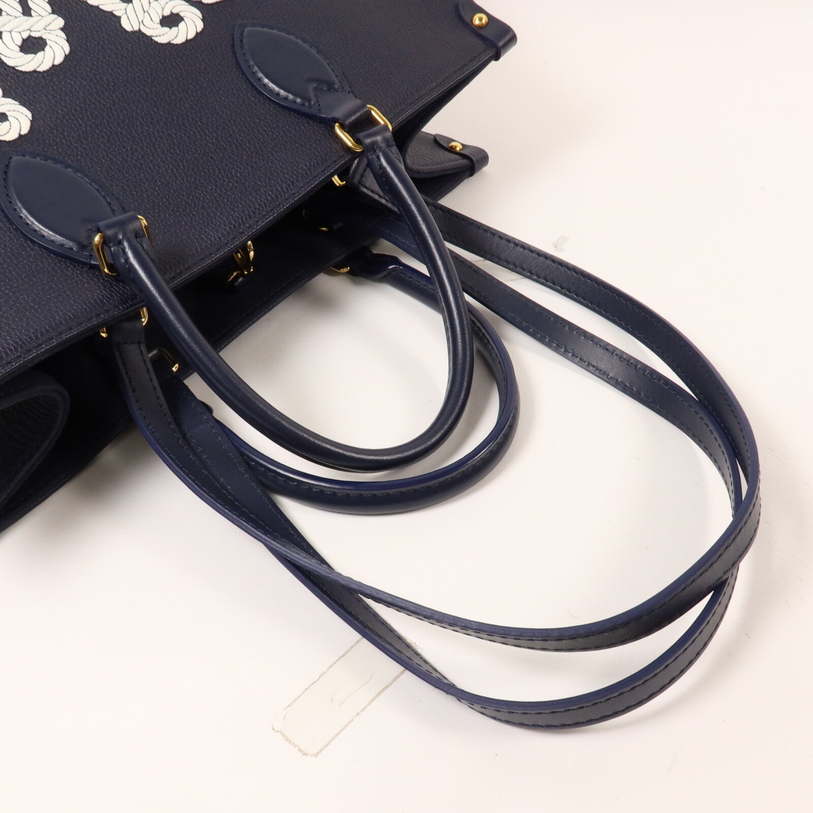LOUIS VUITTON 牛皮皮革On The Go MM手挽肩背兩用袋