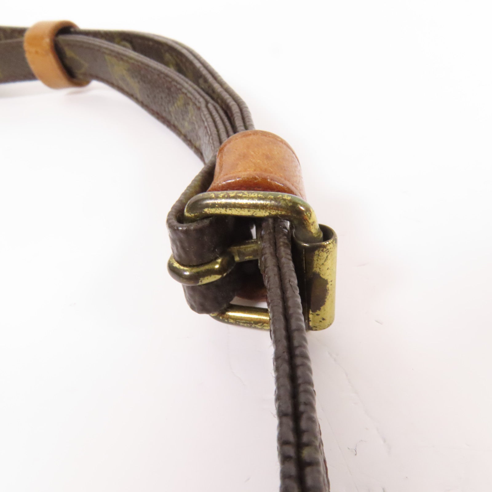 LOUIS VUITTON Monogram Marly Bandouliere金扣肩背袋棕色