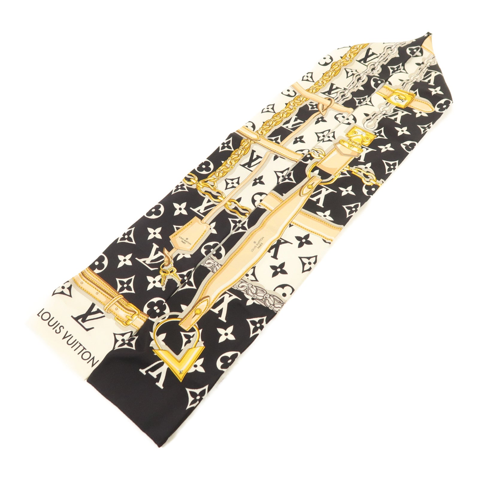 LOUIS VUITTON 絲質Monogram Confidential Bandeau絲巾