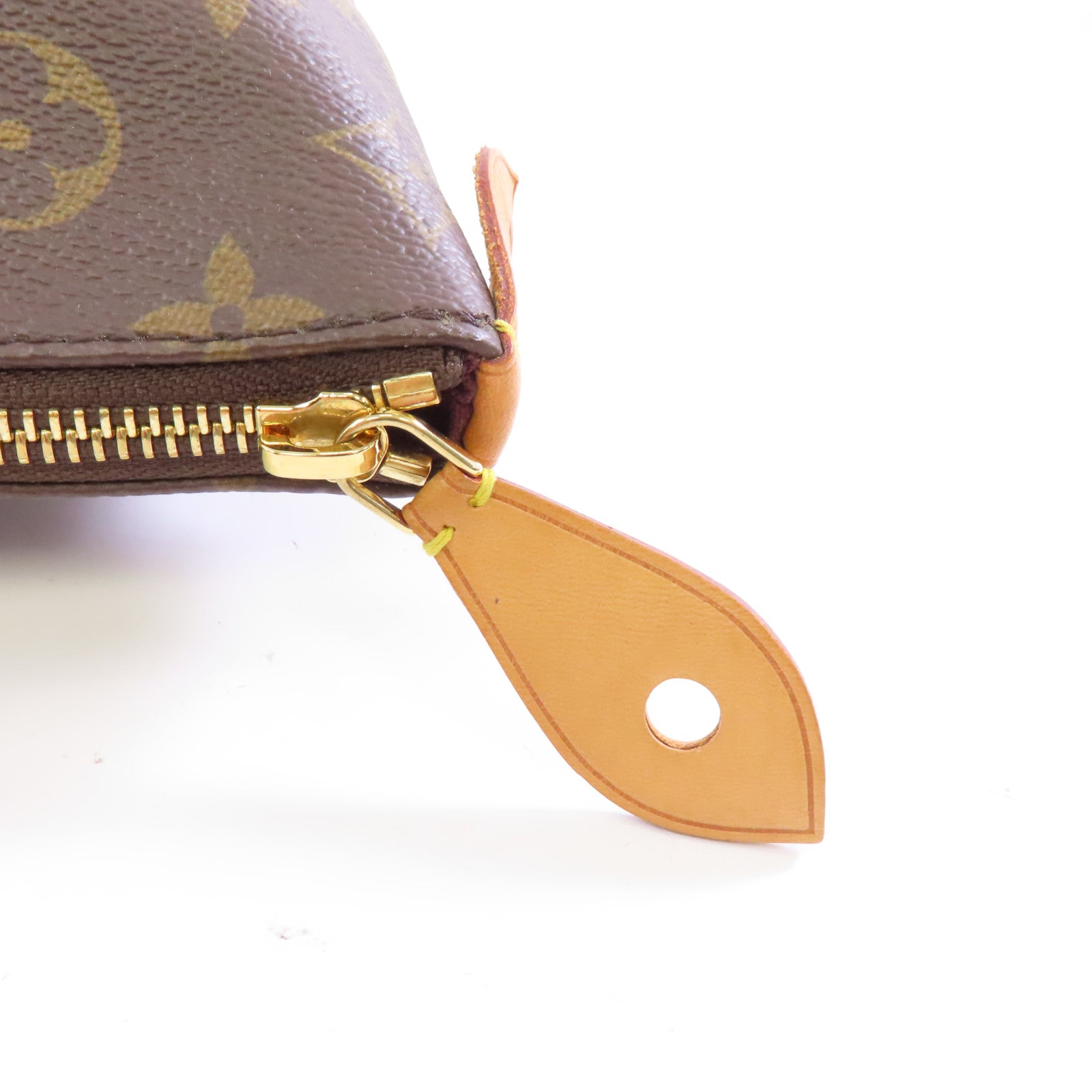 LOUIS VUITTON Monogram Lena MM金扣手挽袋啡色