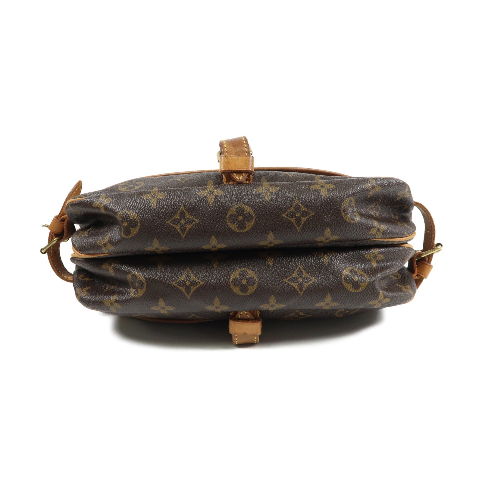 LOUIS VUITTON Monogram Saumur 30 金扣肩背袋