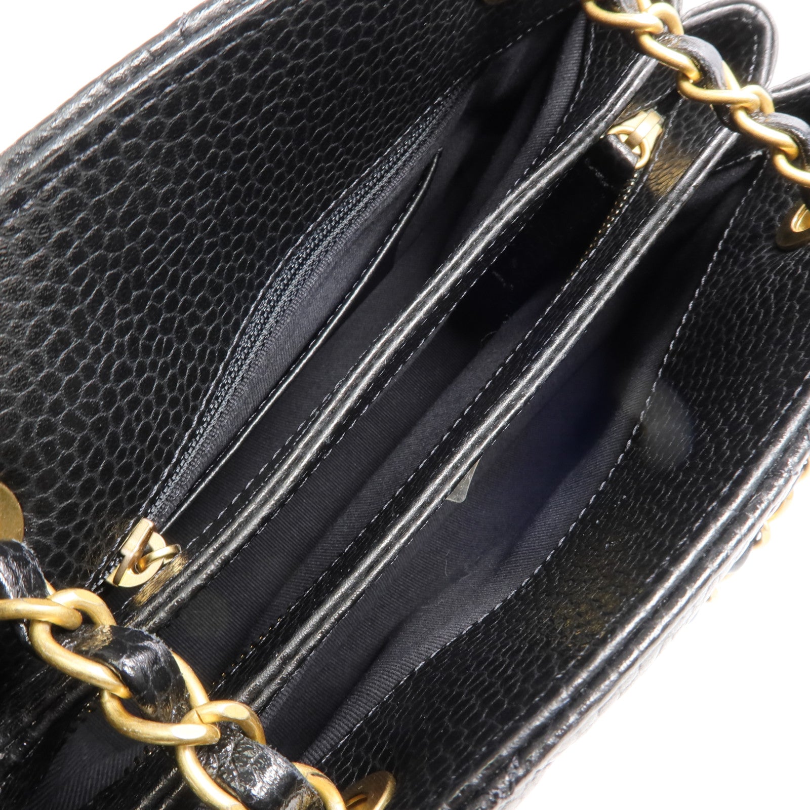CHANEL 牛皮皮革Bowling Bag金扣肩背袋