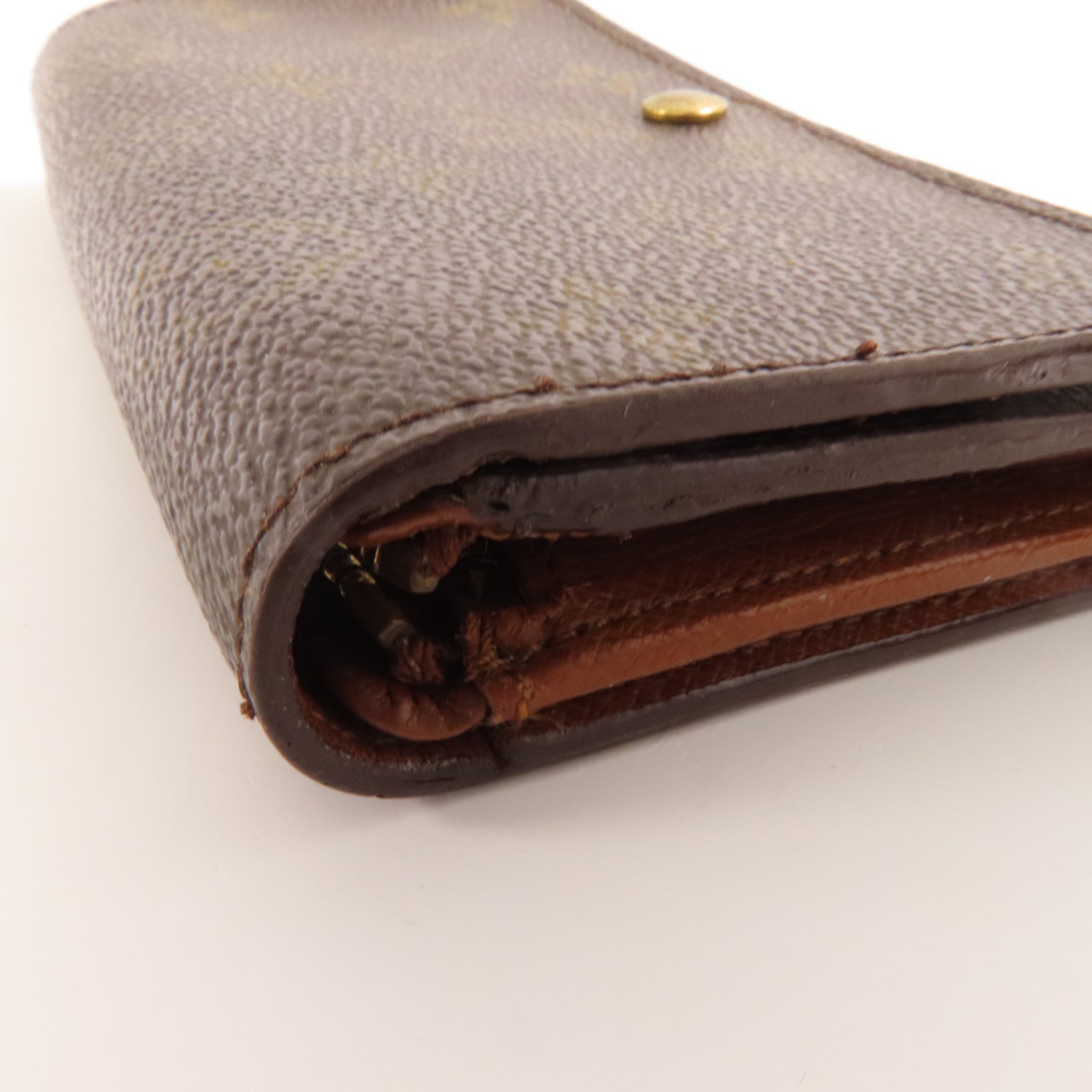 LOUIS VUITTON Monogram Porte Monnaie Billets 金扣錢包