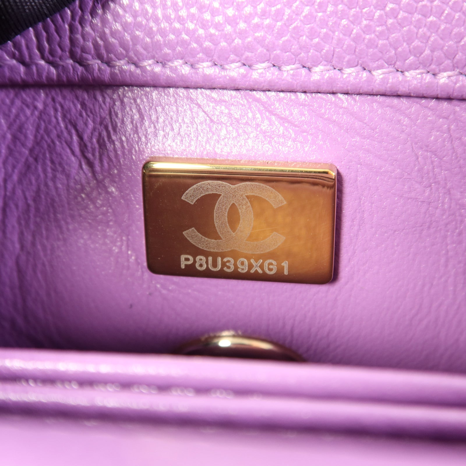 CHANEL 牛皮皮革Mini Coco Handle金扣手挽肩背兩用袋