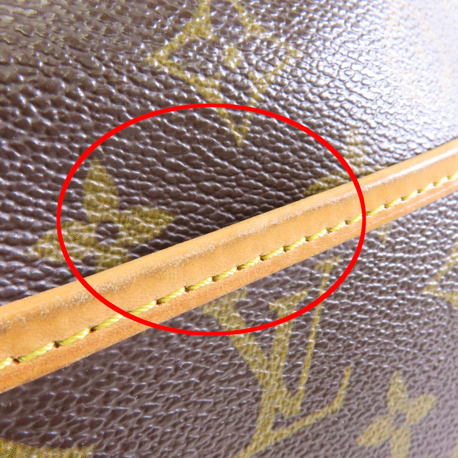 LOUIS VUITTON 【激減優惠】Monogram Deauville Monogram金扣手挽袋啡色