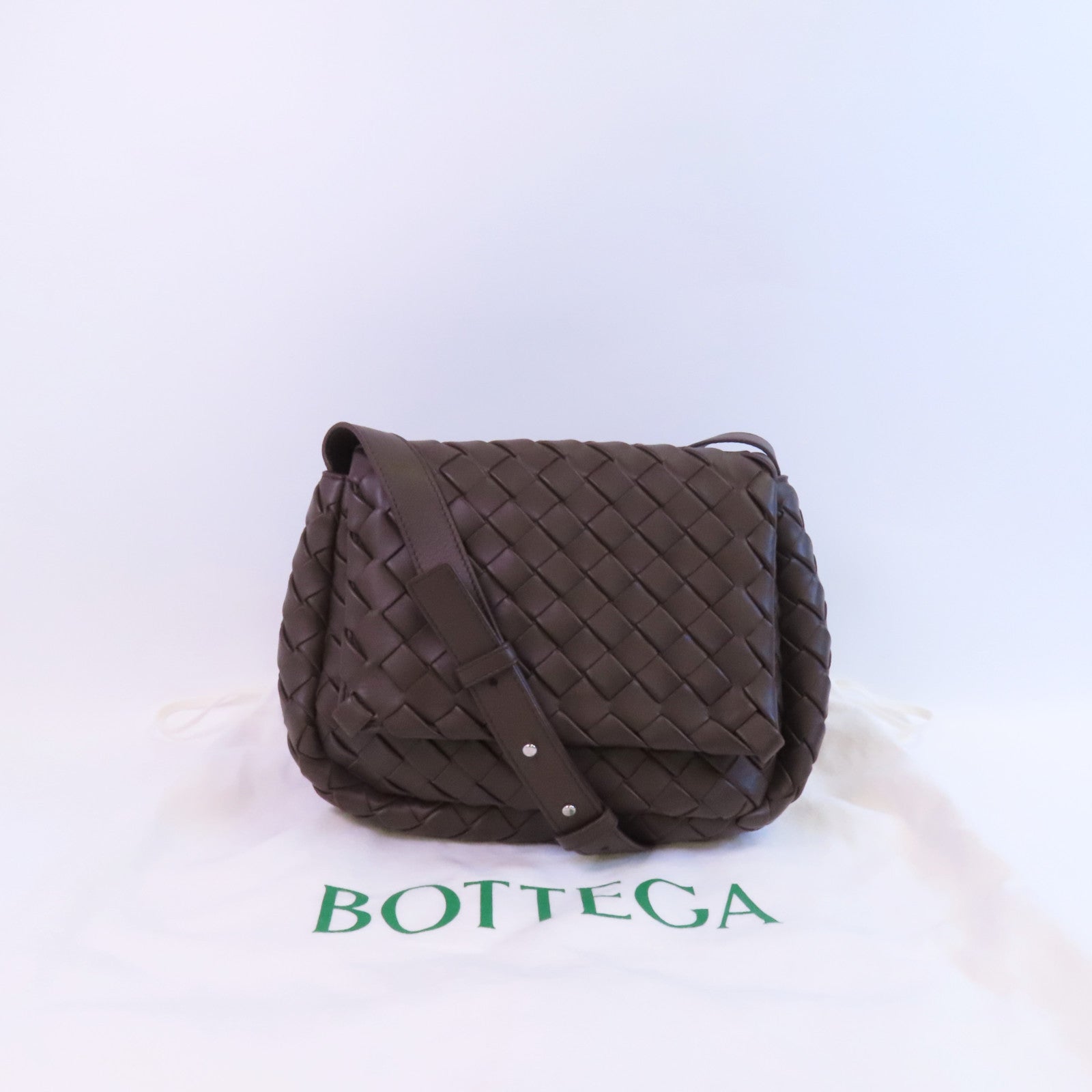 BOTTEGA VENETA 【激減優惠】織紋皮革Small Cobble Messenger肩背袋