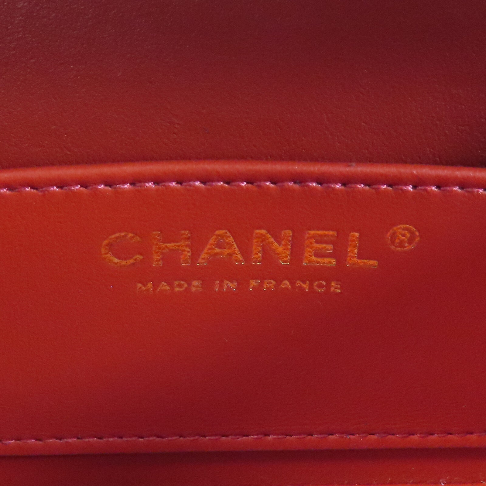 CHANEL 羊皮皮革Small Box鏈帶手挽肩背兩用袋