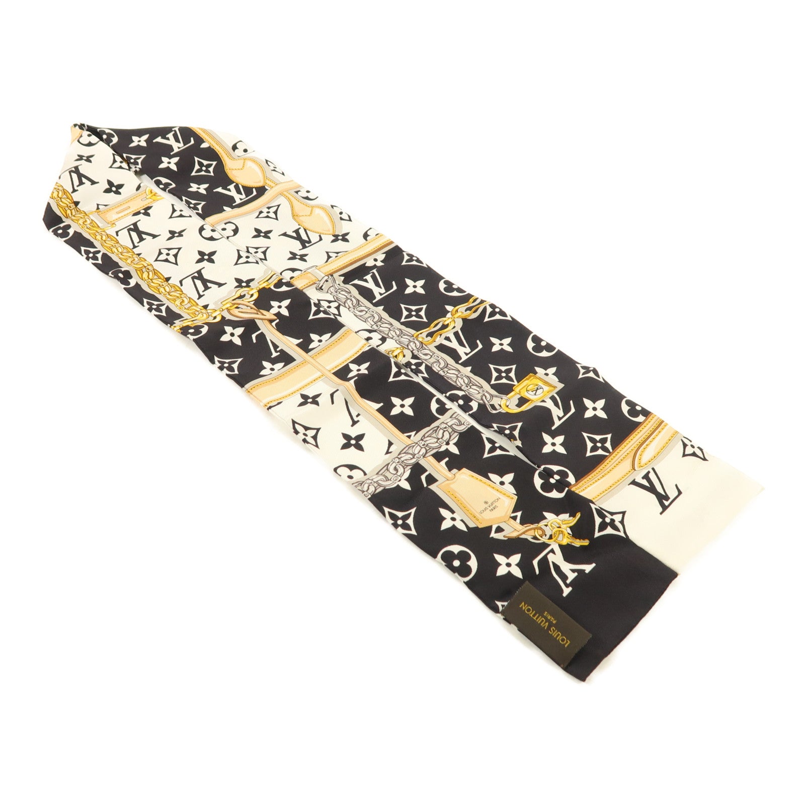 LOUIS VUITTON 絲質Monogram Confidential Bandeau絲巾
