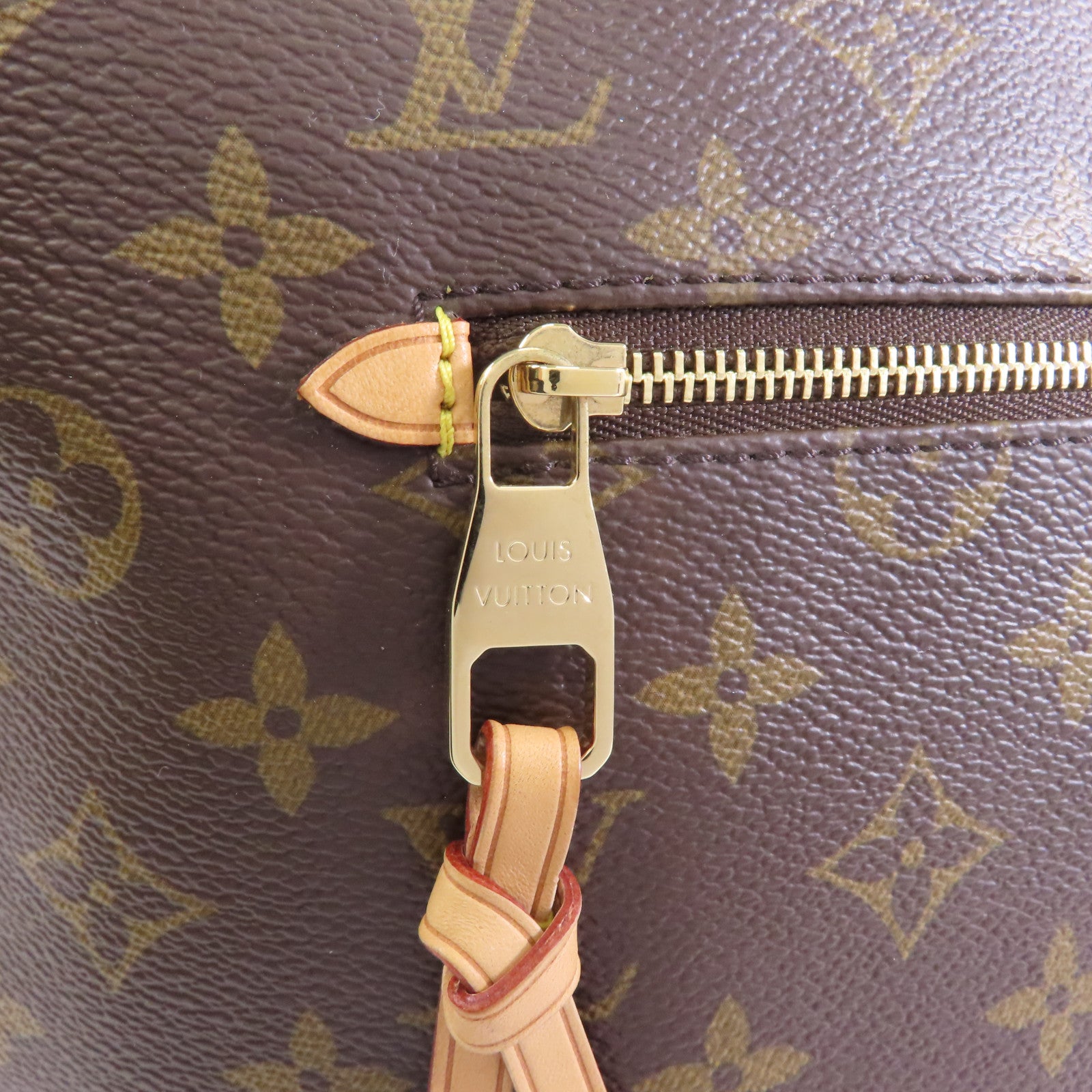 LOUIS VUITTON Monogram Lena MM金扣手挽袋啡色