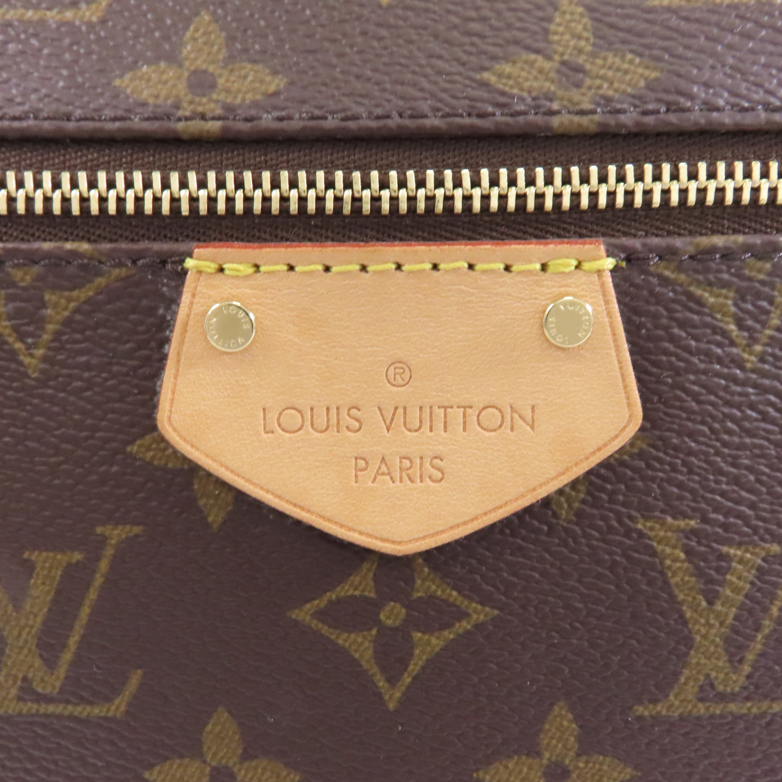 LOUIS VUITTON Monogram Lena MM金扣手挽袋啡色