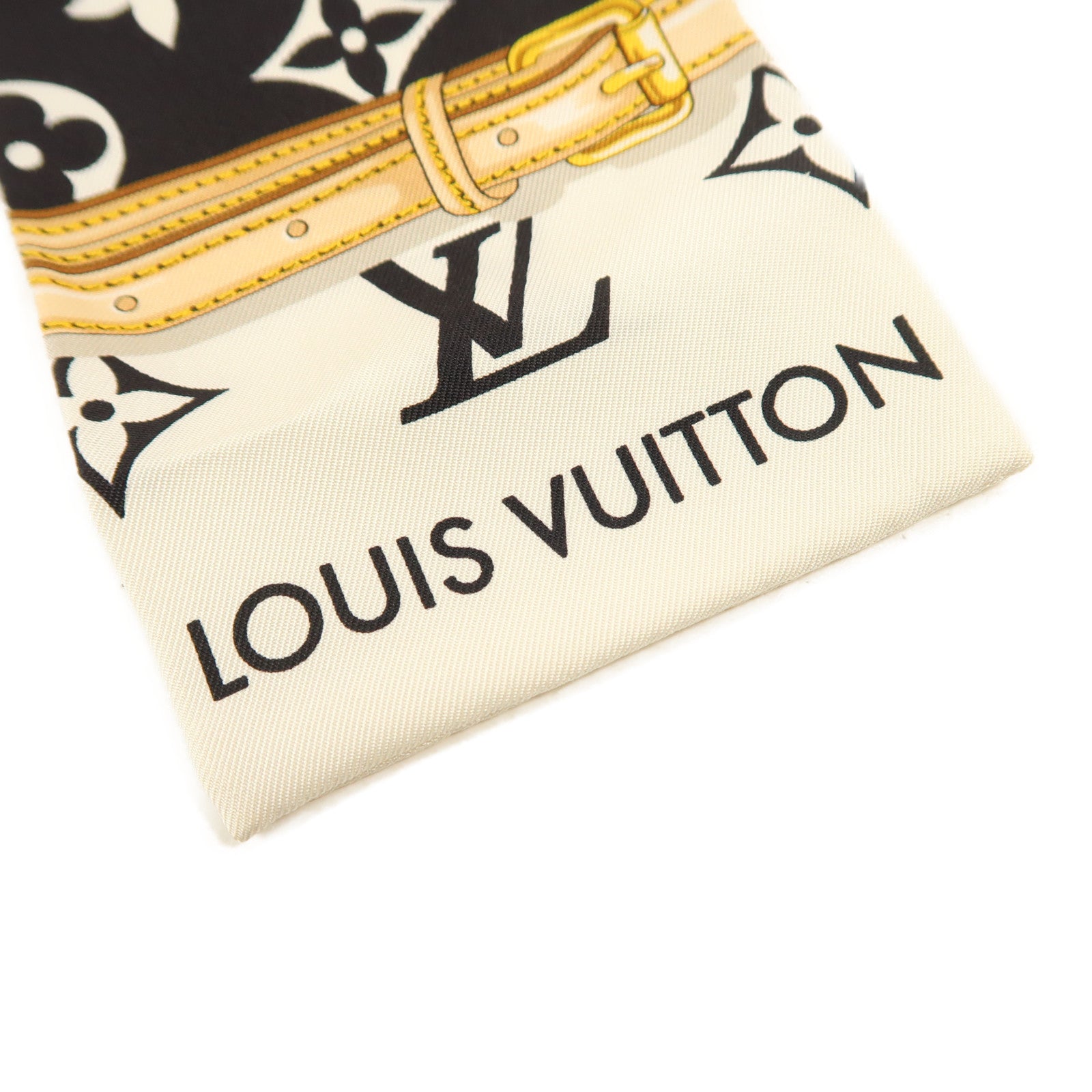 LOUIS VUITTON 絲質Monogram Confidential Bandeau絲巾