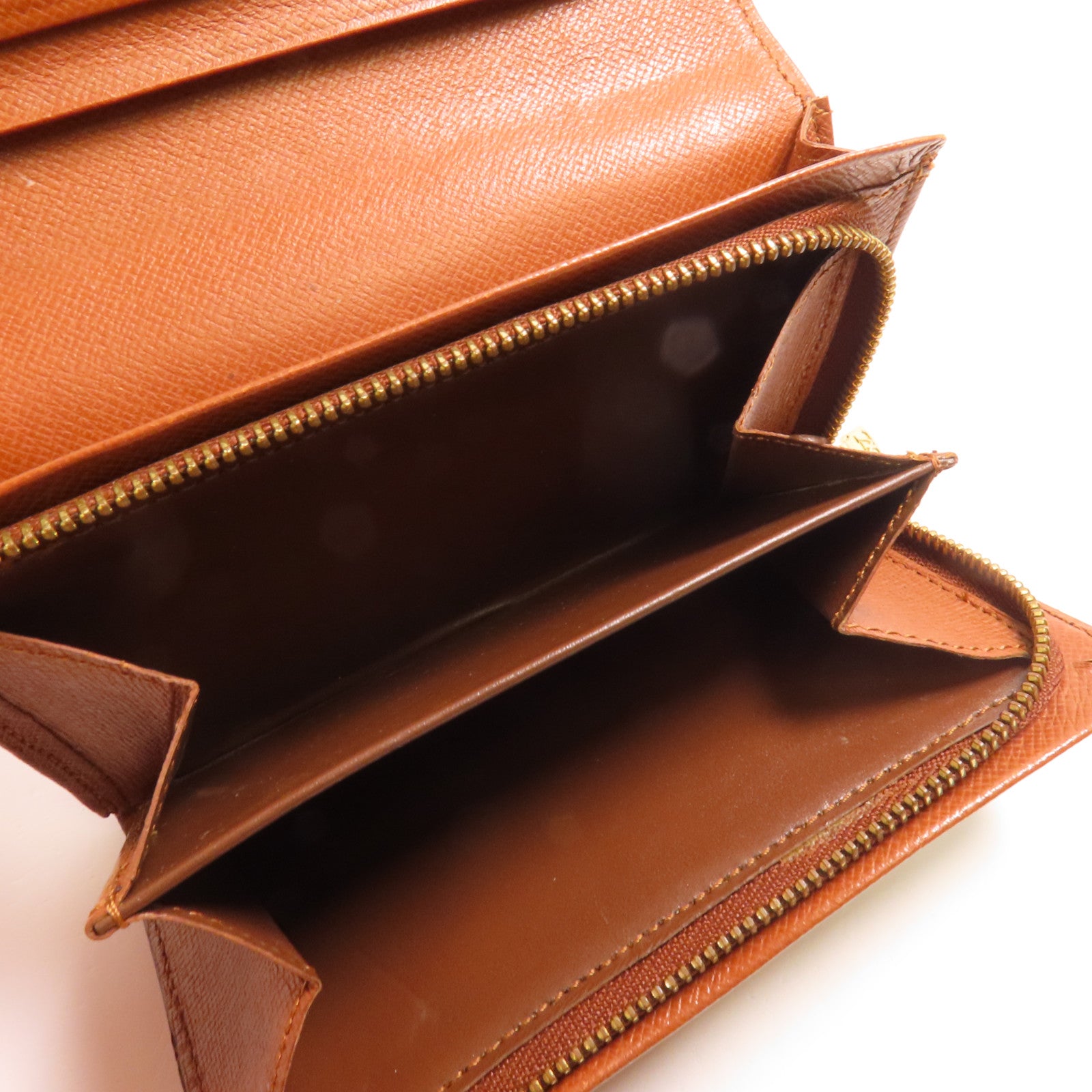 LOUIS VUITTON Monogram Porte Monnaie Billets 金扣錢包