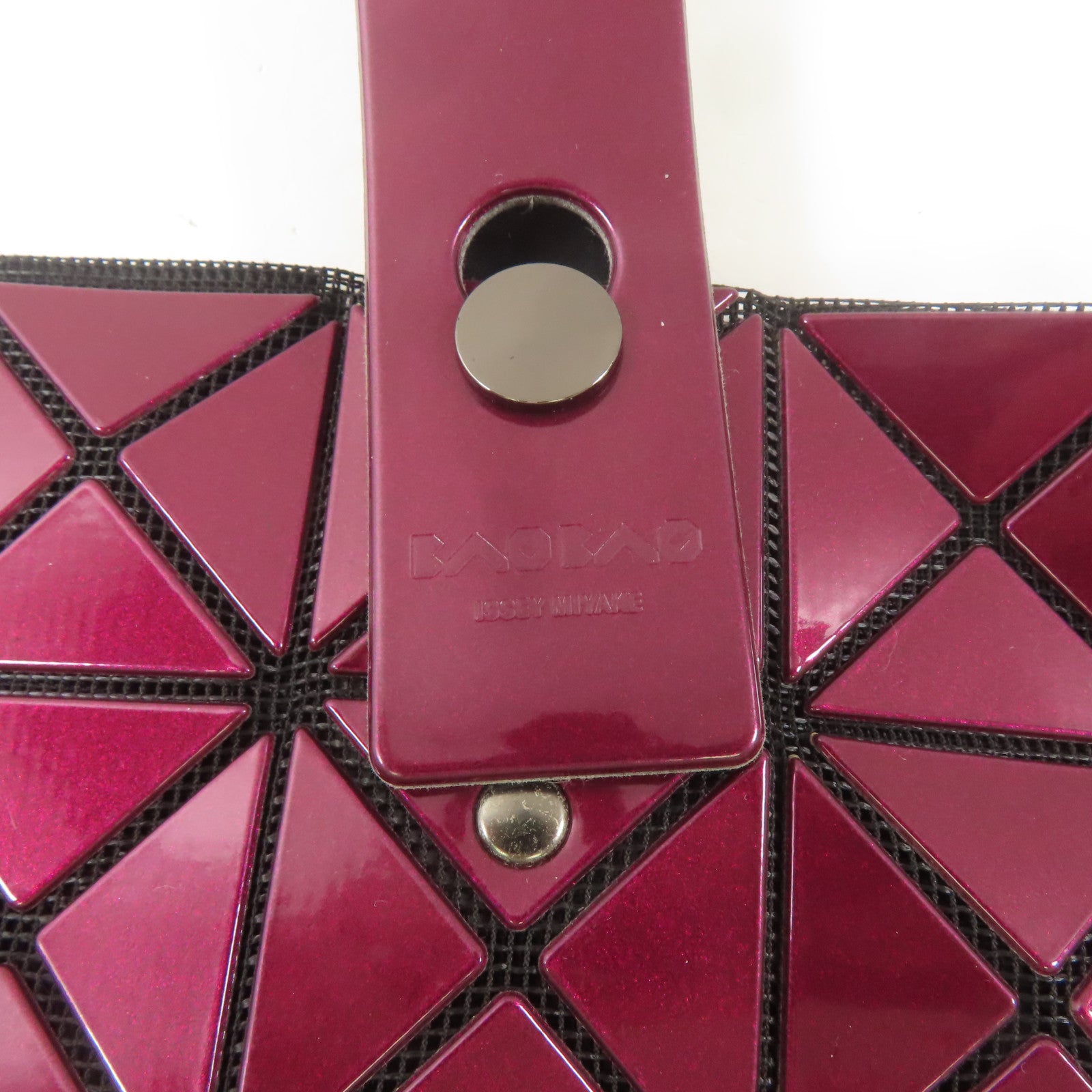 BAO BAO ISSEYMIYAKE PVC Issey Miyake Bao Bao Shoulder Bag肩背袋紫色