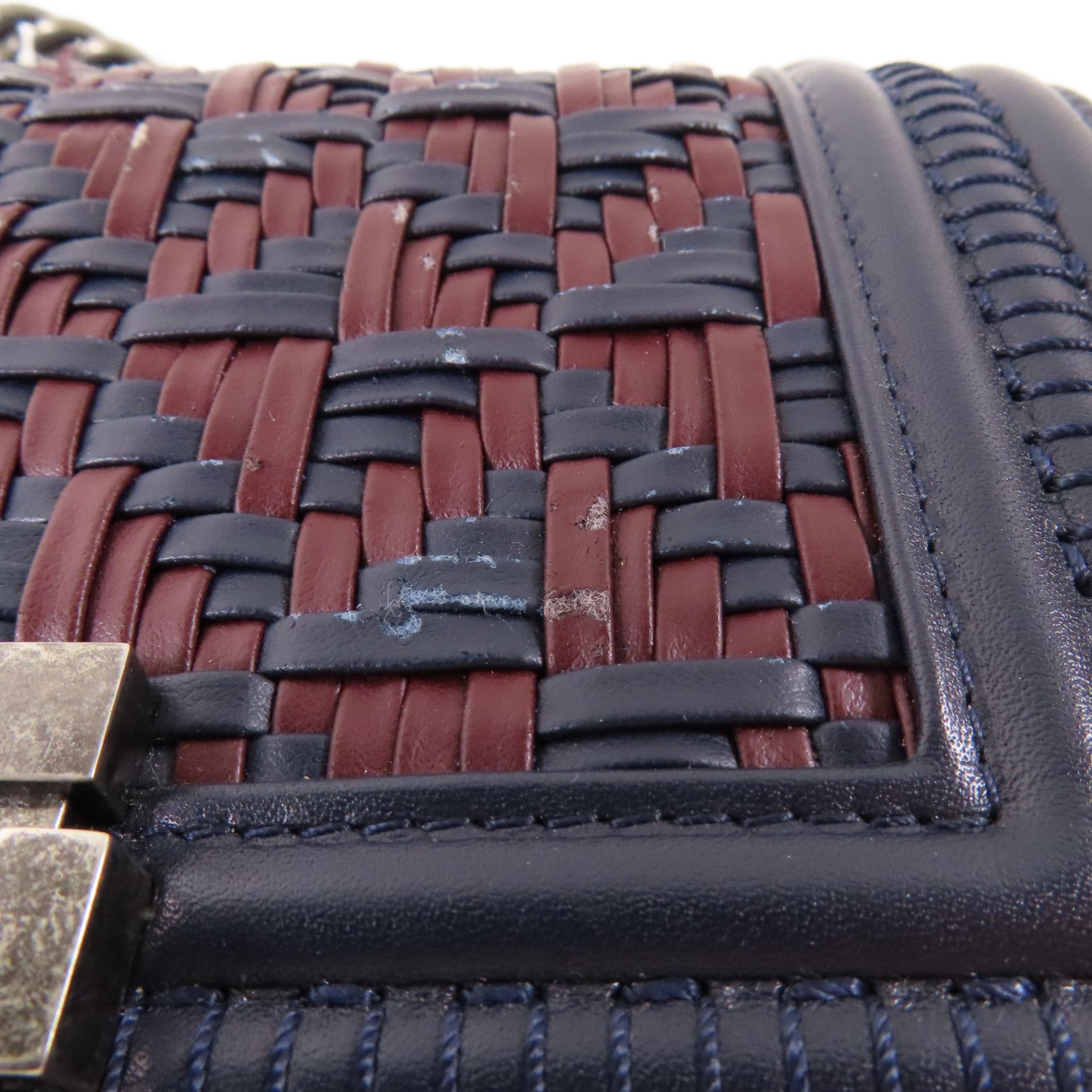 CHANEL 皮革Boy 20鏈帶肩背袋