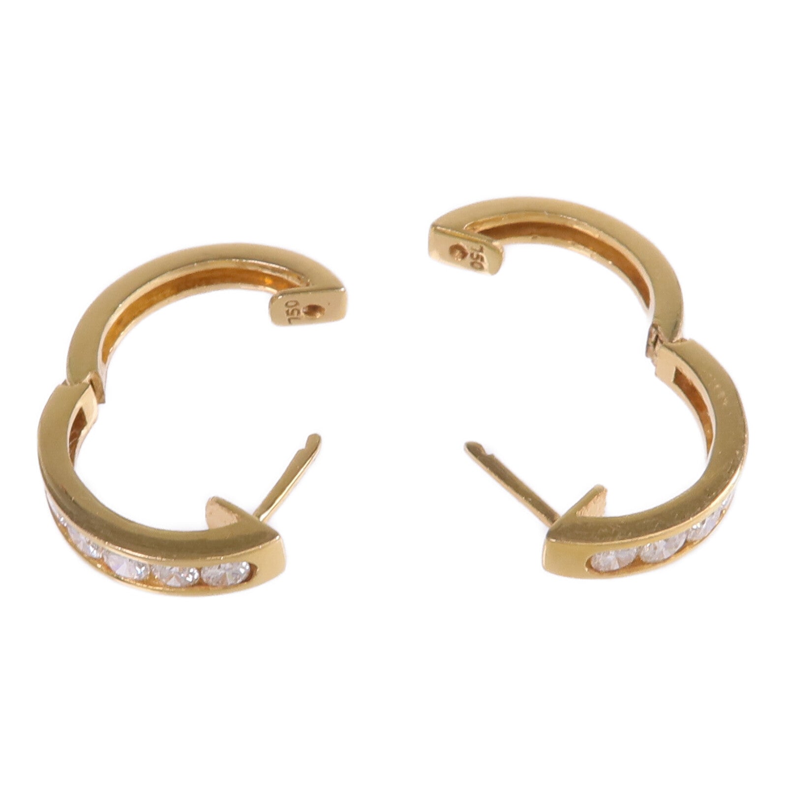 JEWELRY 18K黃金Diamond Earrings鑽石耳環