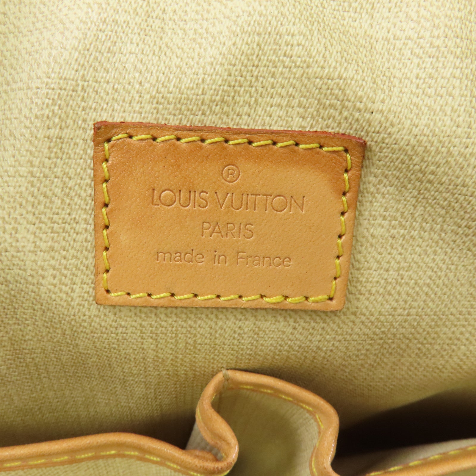 LOUIS VUITTON 【激減優惠】Monogram Deauville Monogram金扣手挽袋啡色