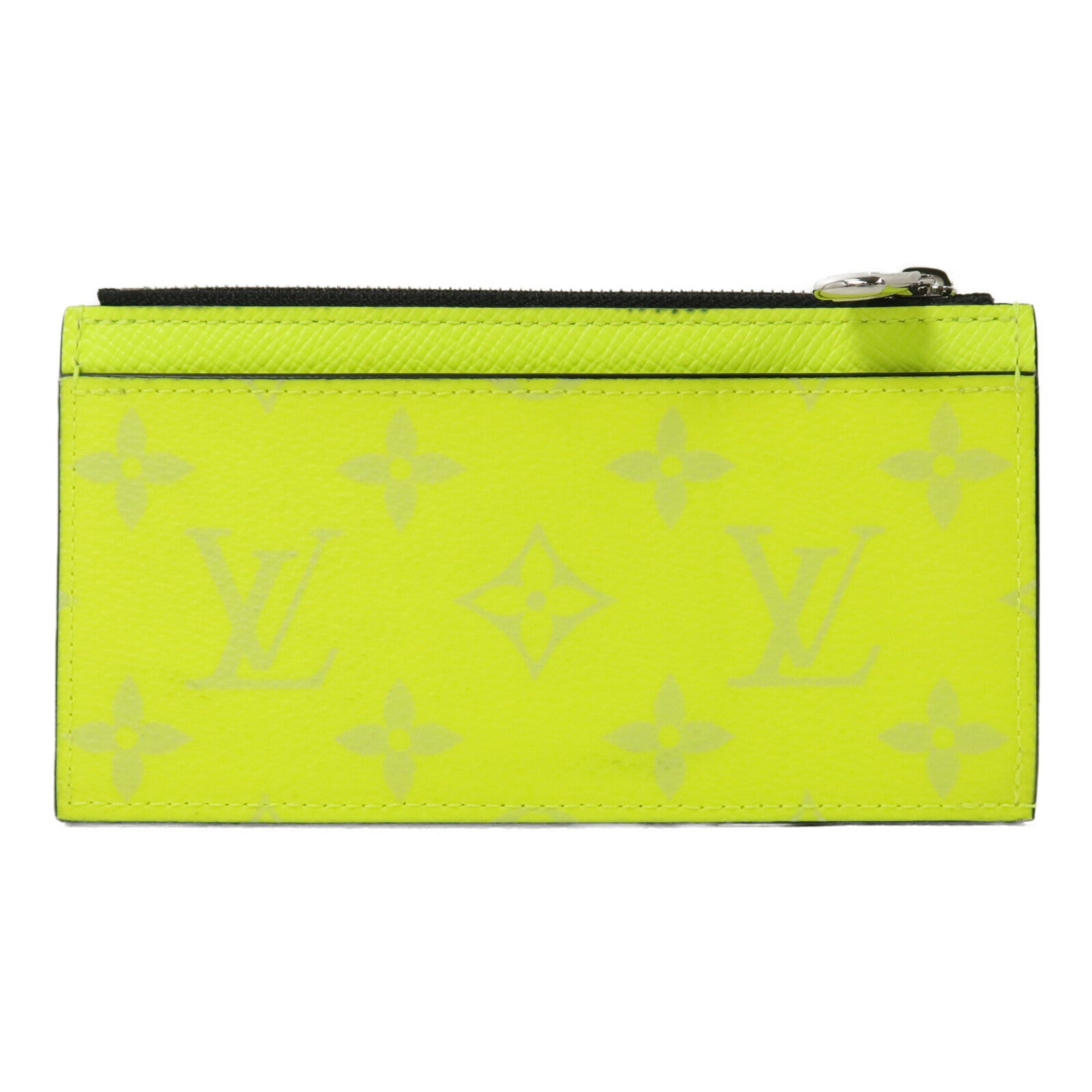 LOUIS VUITTON Monogram Taigarama Coin Card Holder卡片套
