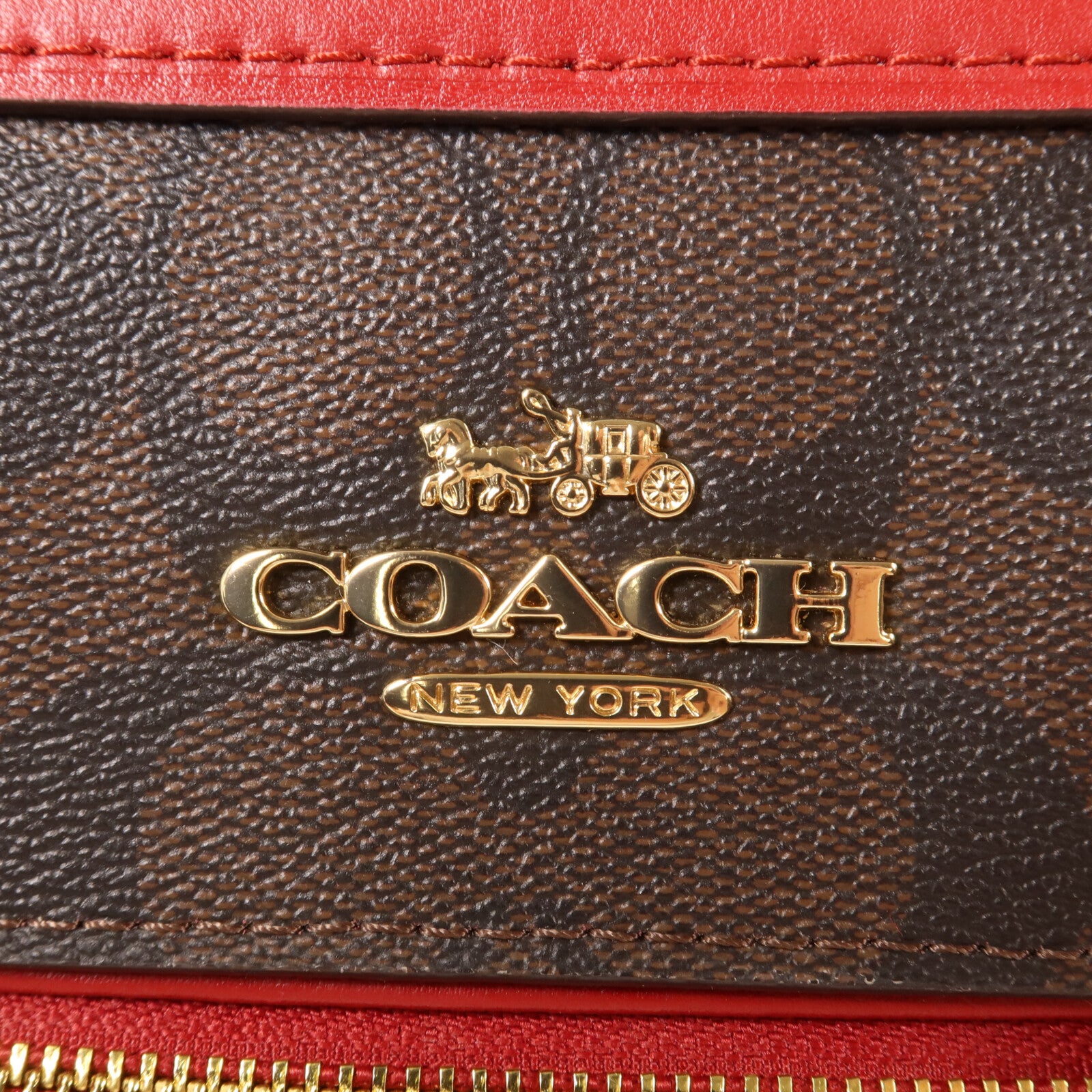 COACH 塗層帆布2 Way Shoulder手挽肩背兩用袋