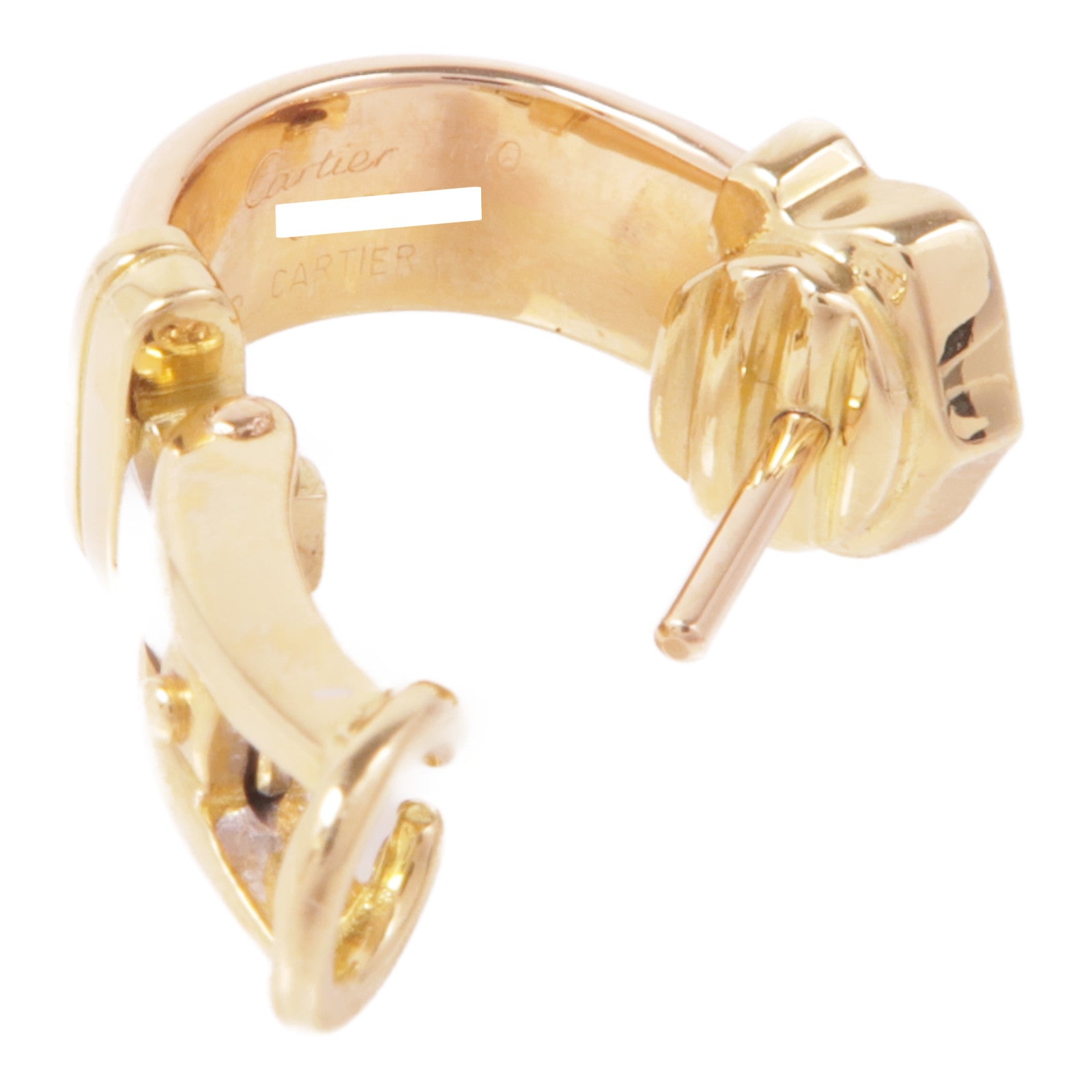 CARTIER 18K黃金/白金/玫瑰金C De Cartier Earrings鑽石耳環