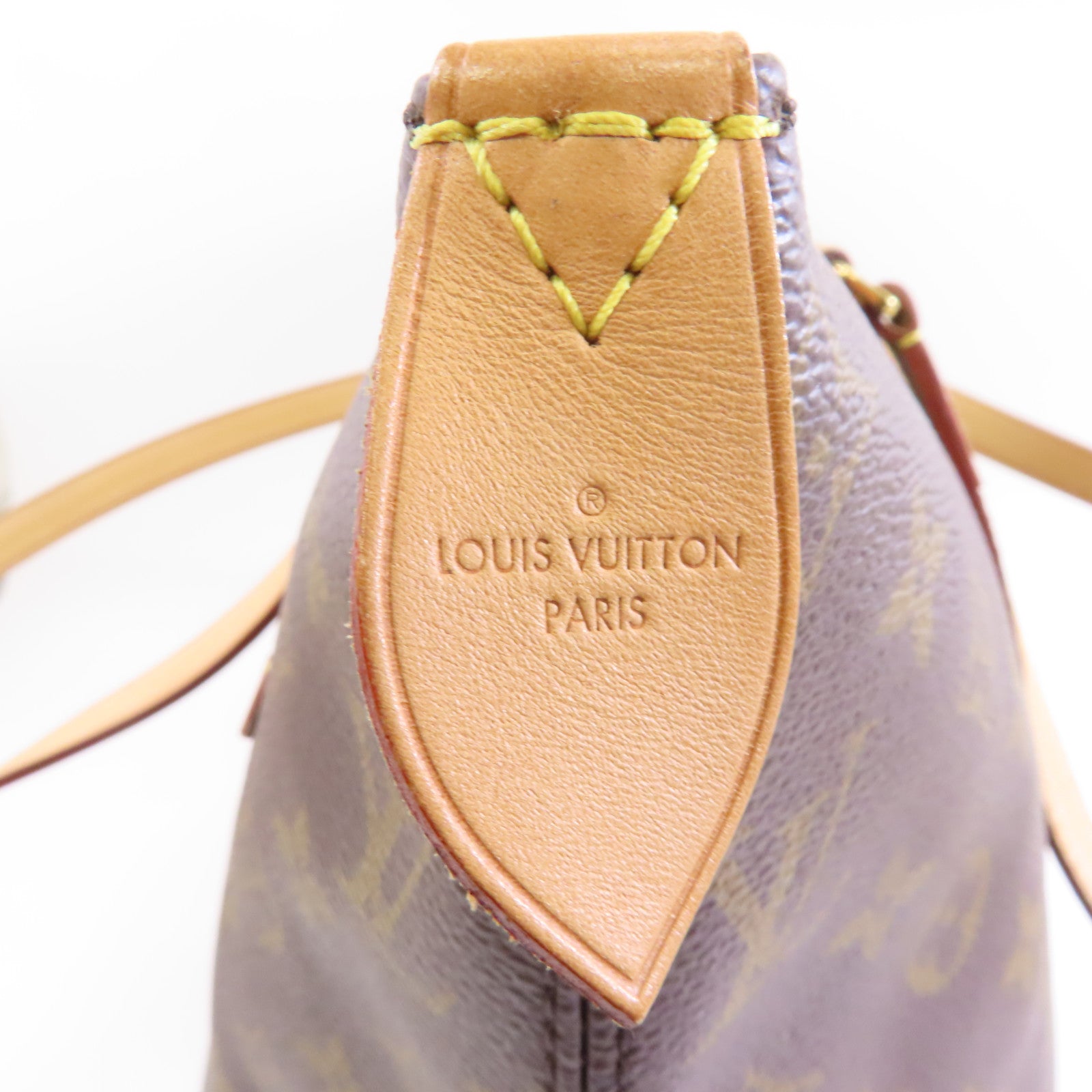 LOUIS VUITTON Monogram Lena MM金扣手挽袋啡色