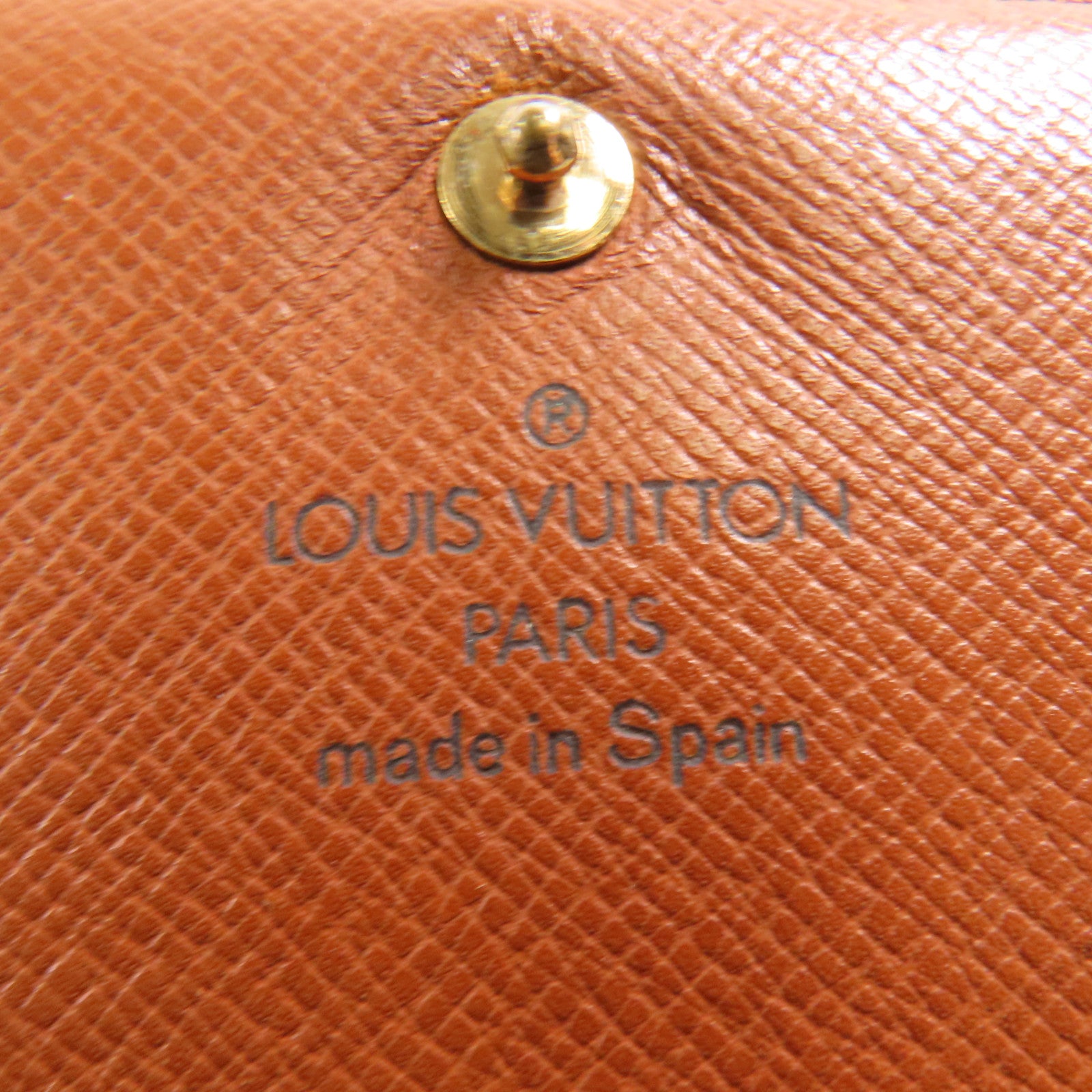 LOUIS VUITTON Monogram Porte Monnaie Billets 金扣錢包