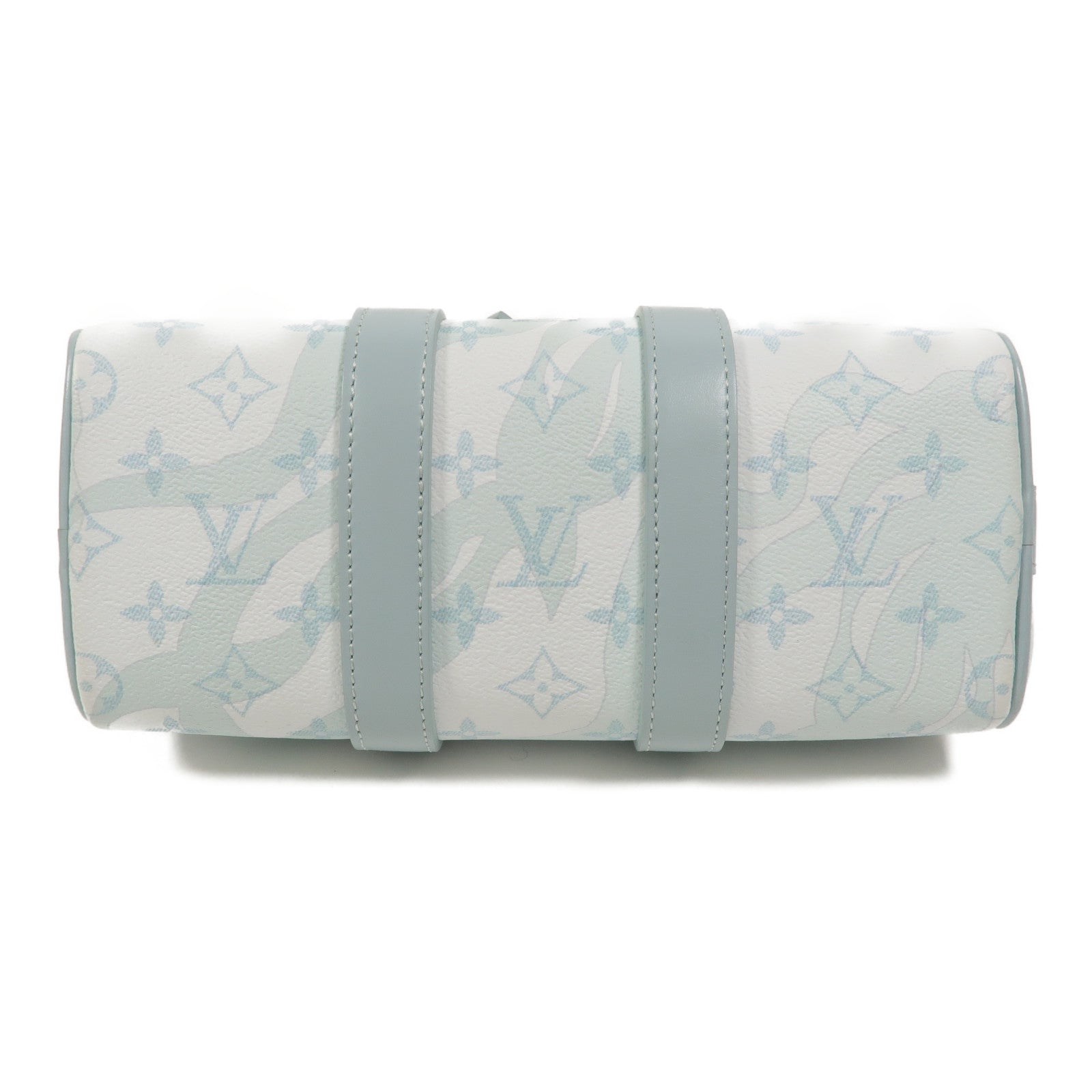 LOUIS VUITTON Monogram Aqua Garden Keepall Bandouliere 25手挽肩背兩用袋