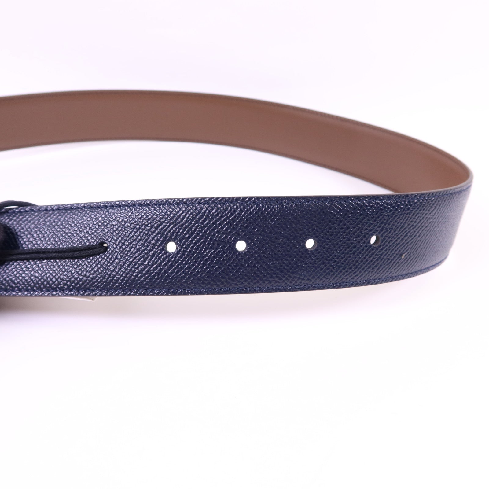 Salvatore Ferragamo 牛皮皮革Belt銀扣皮帶