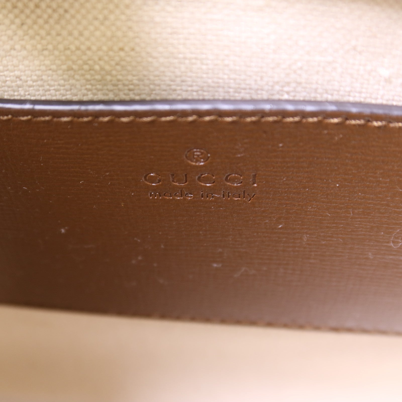 GUCCI 塗層帆布Interlocking G Mini Tote Bag金扣手挽肩背兩用袋