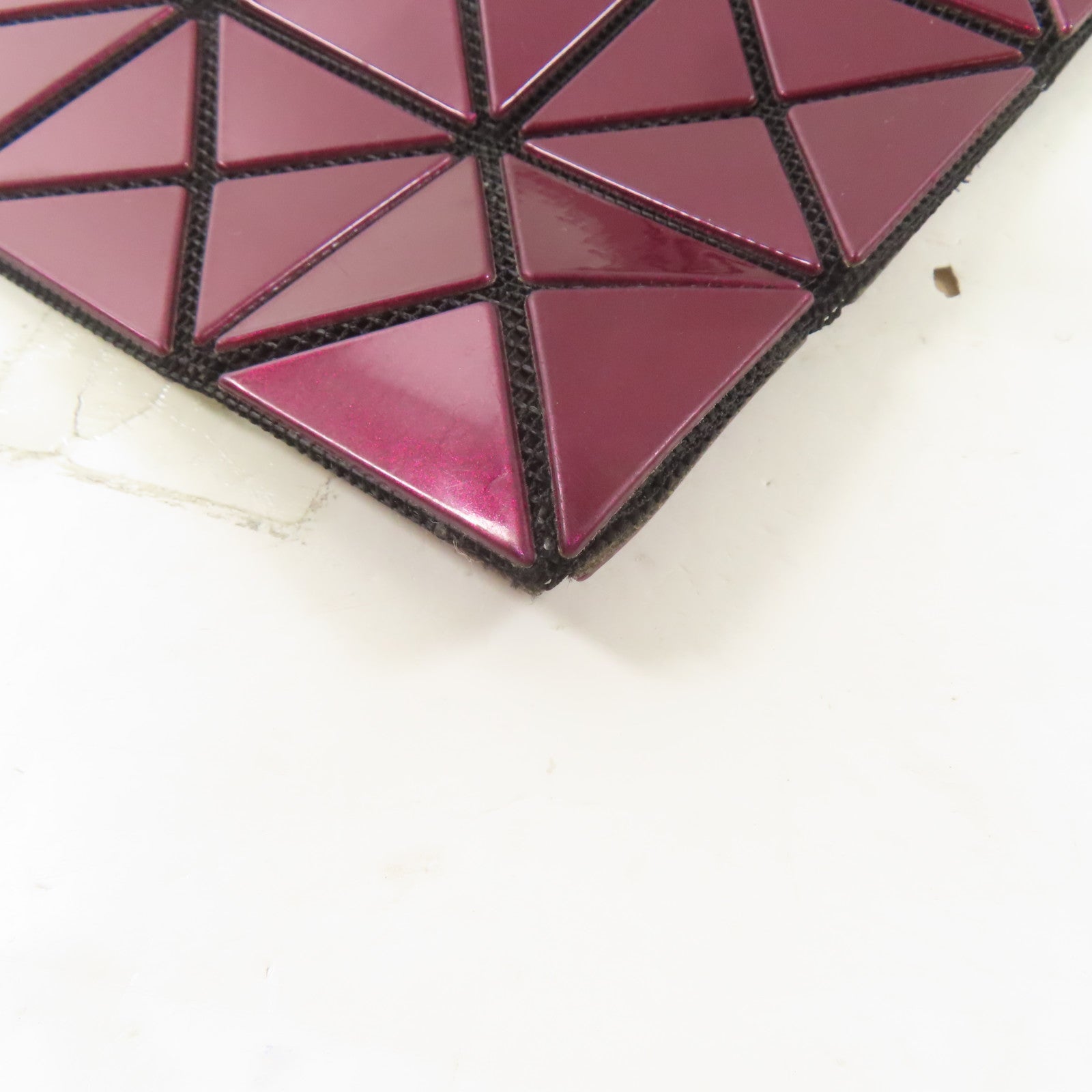 BAO BAO ISSEYMIYAKE PVC Issey Miyake Bao Bao Shoulder Bag肩背袋紫色