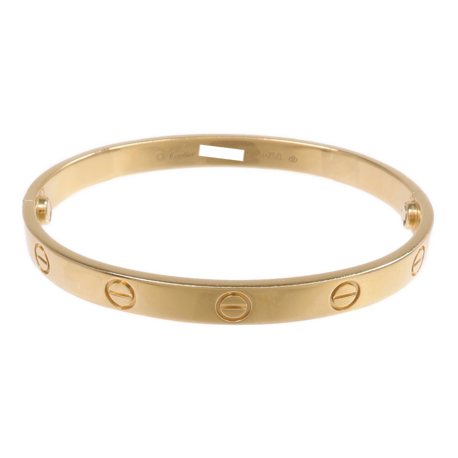 CARTIER 18K黃金Love Bracelet手鐲Cartier#17