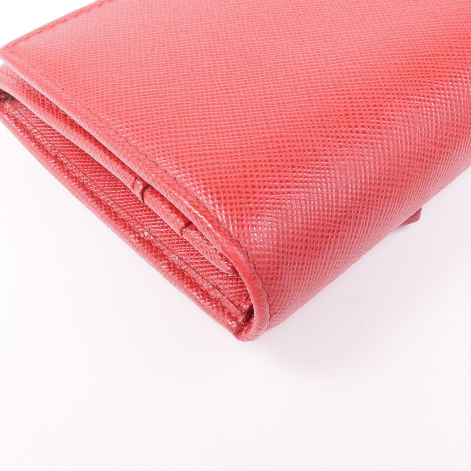 PRADA Saffiano皮革Long Wallet金扣長錢包