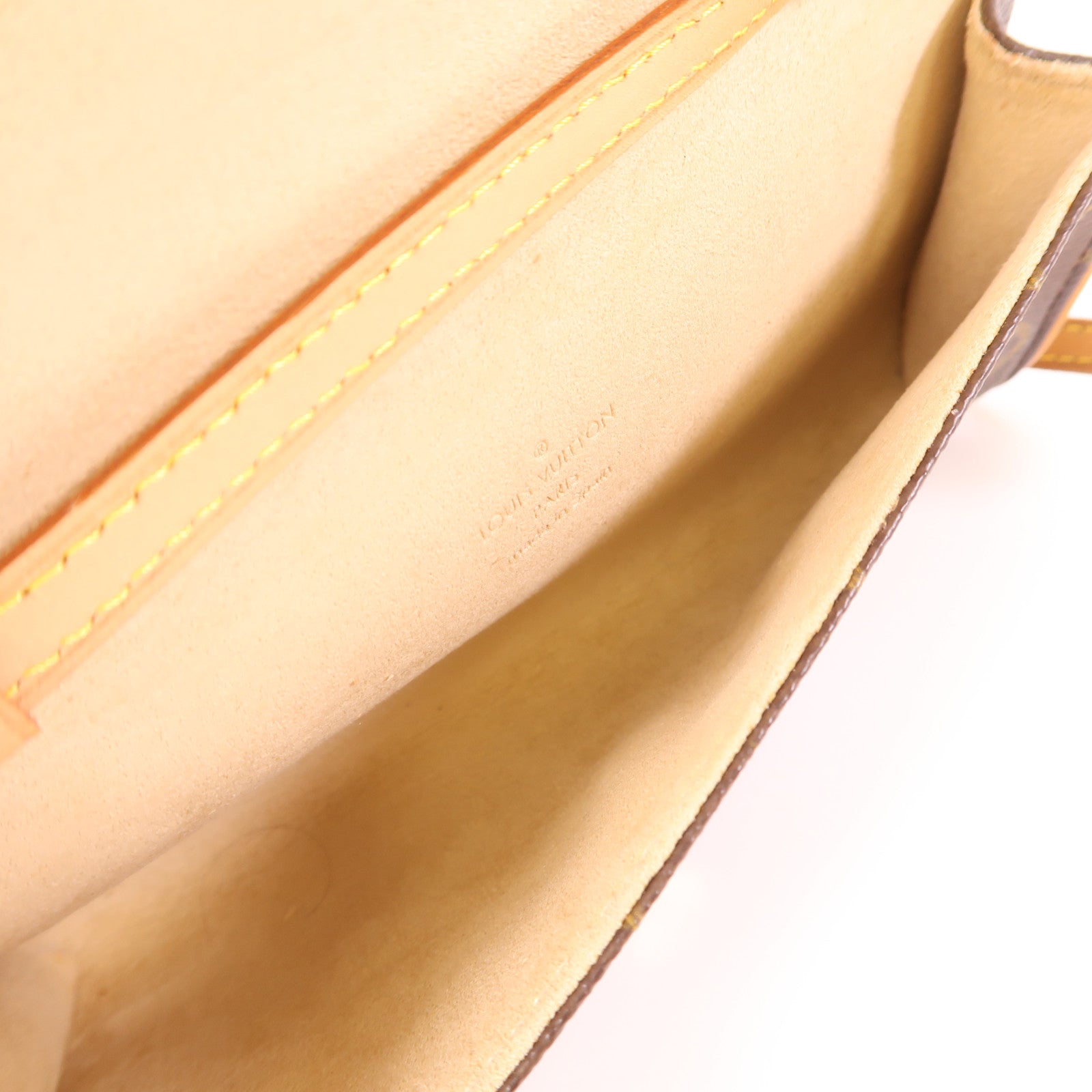 LOUIS VUITTON LV GHW Pochette Twin PM Shoulder Bag M51854 Monogram Brown