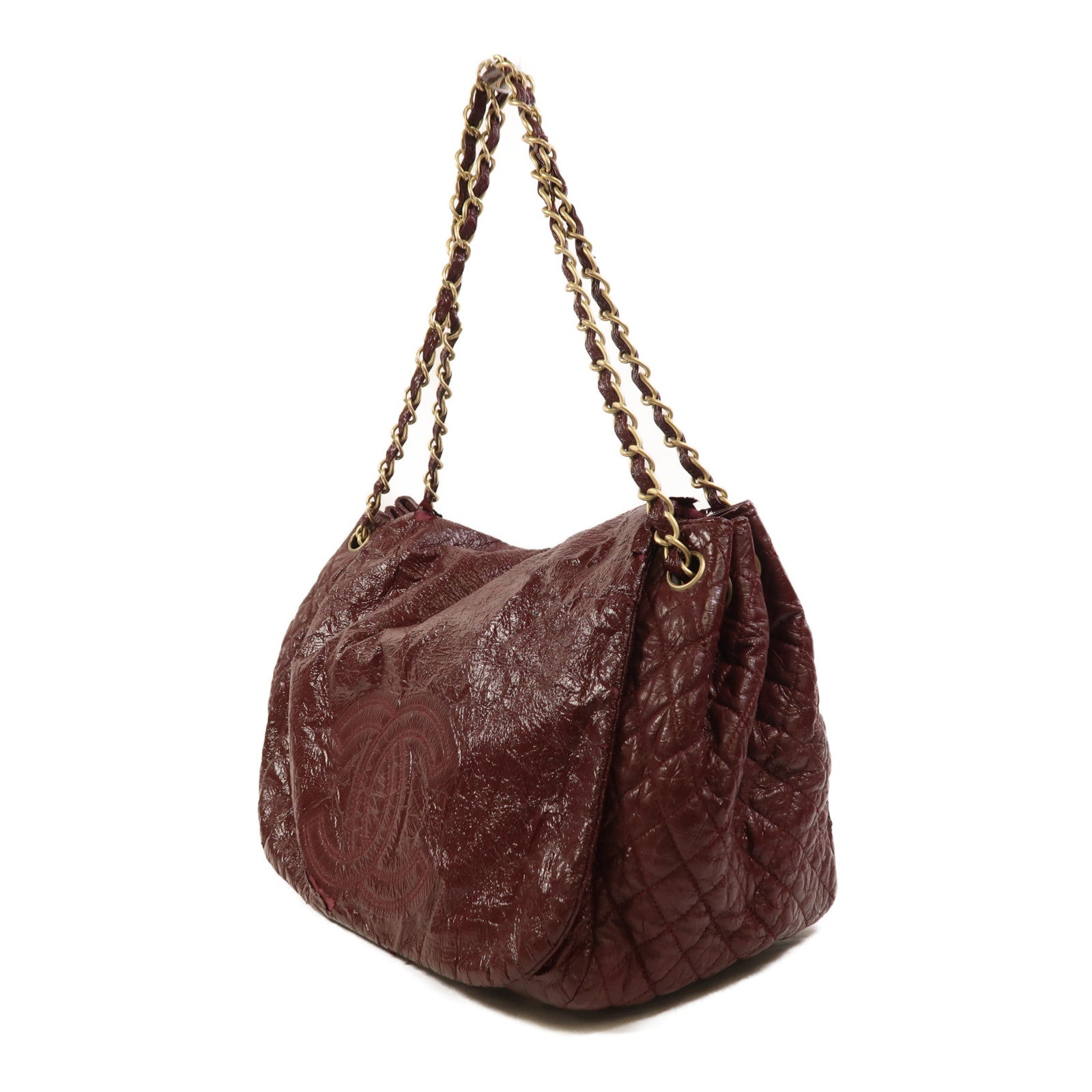 CHANEL 【激減優惠】牛皮皮革Chain Shoulder Bag金扣鏈帶肩背袋