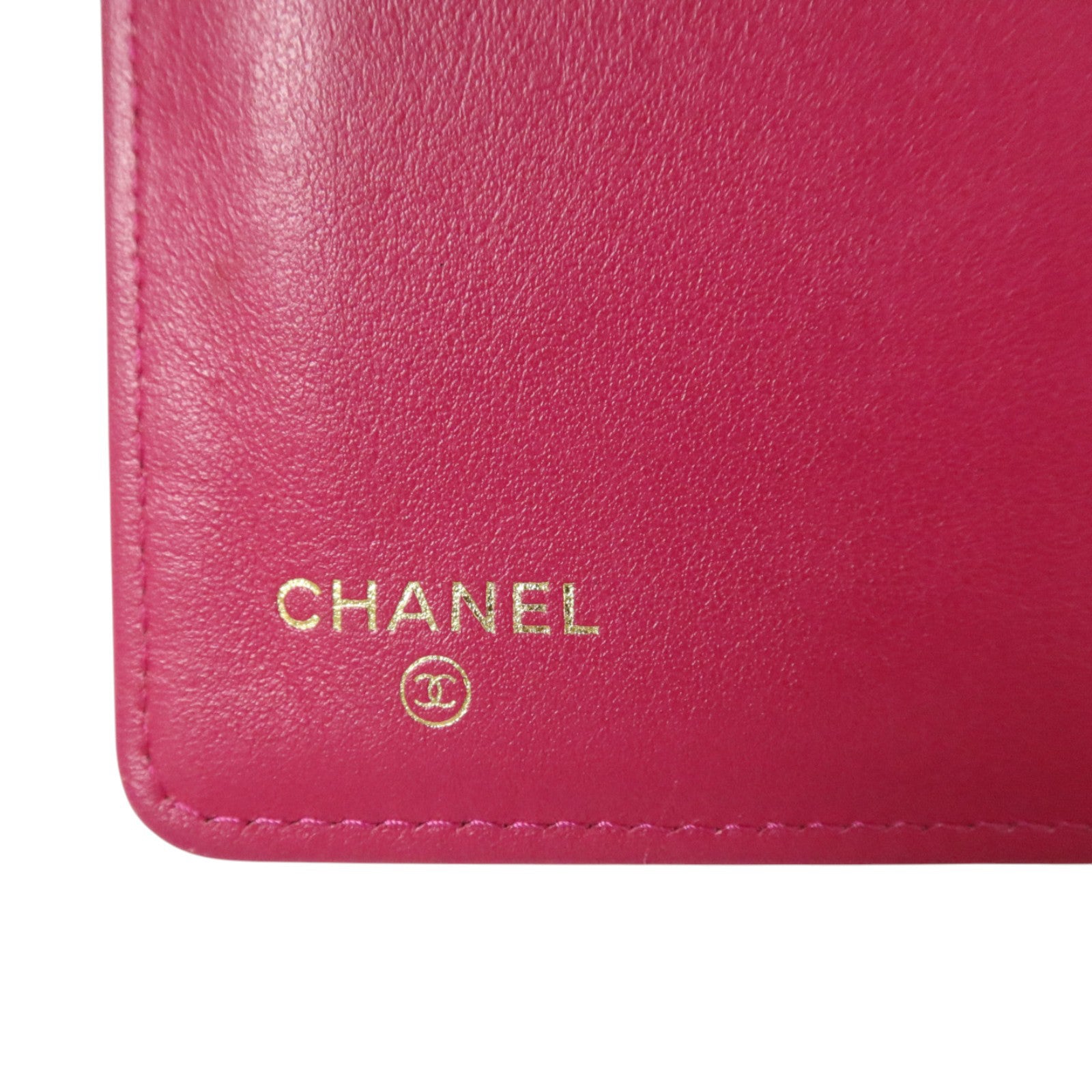 CHANEL 牛皮皮革Boy Chanel Long Wallet金扣長錢包