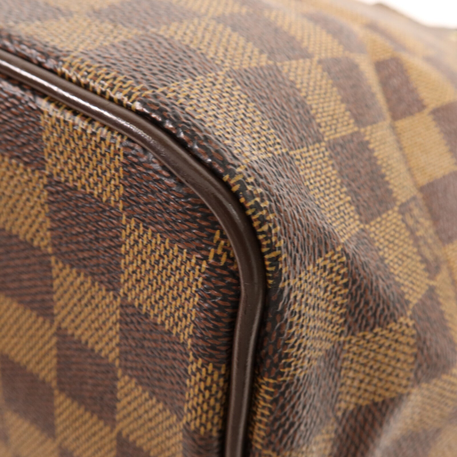 LOUIS VUITTON Damier Saleya MM金扣肩背袋/手挽袋