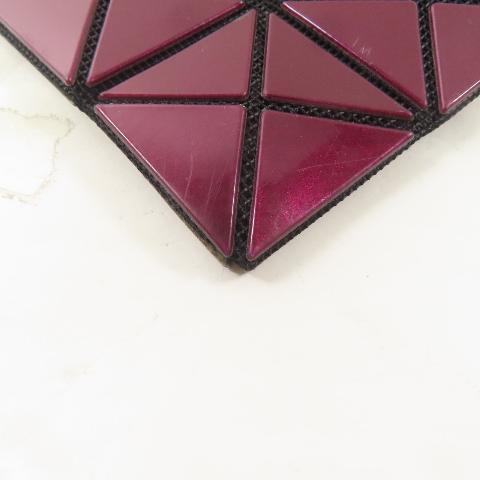 BAO BAO ISSEYMIYAKE PVC Issey Miyake Bao Bao Shoulder Bag肩背袋紫色
