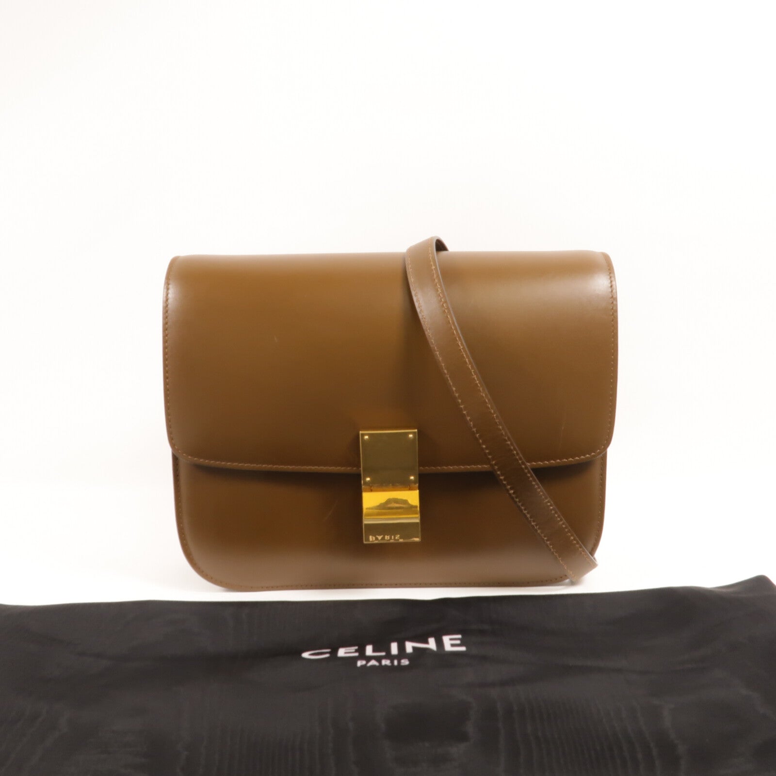 CELINE 牛皮皮革Classic Box Medium
