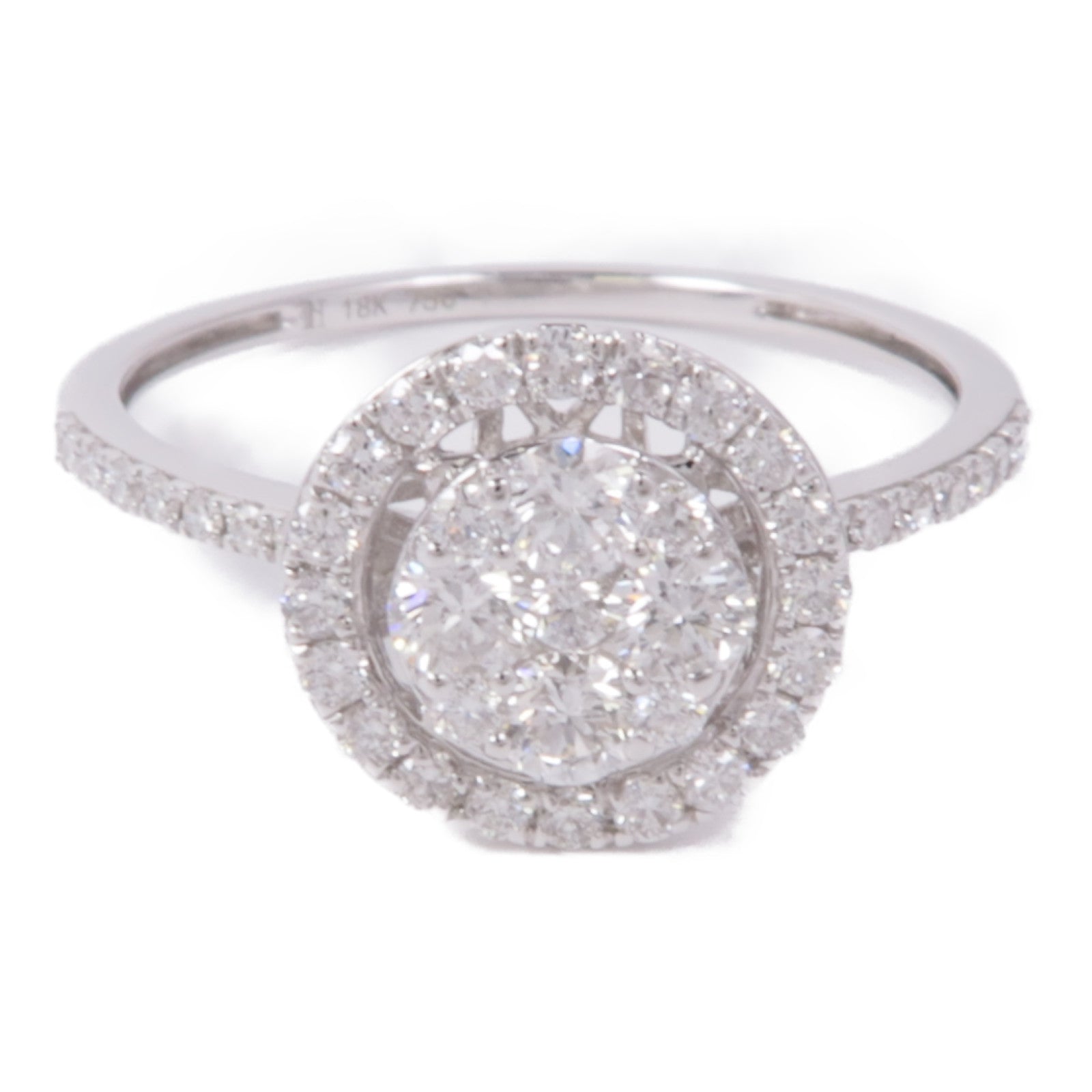 JEWELRY 18K白金Diamond Ring鑽石戒指US#6.5