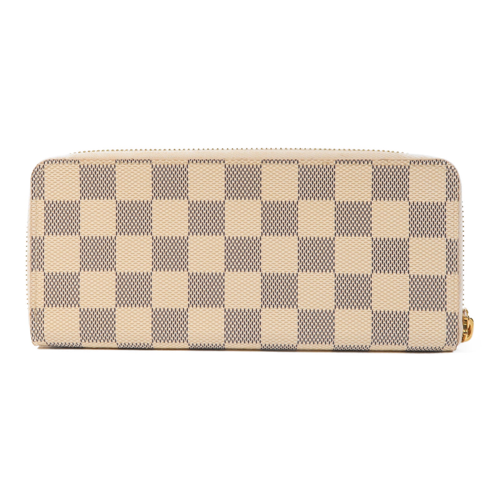LOUIS VUITTON Damier Azur Clemence Long Wallet金扣長錢包