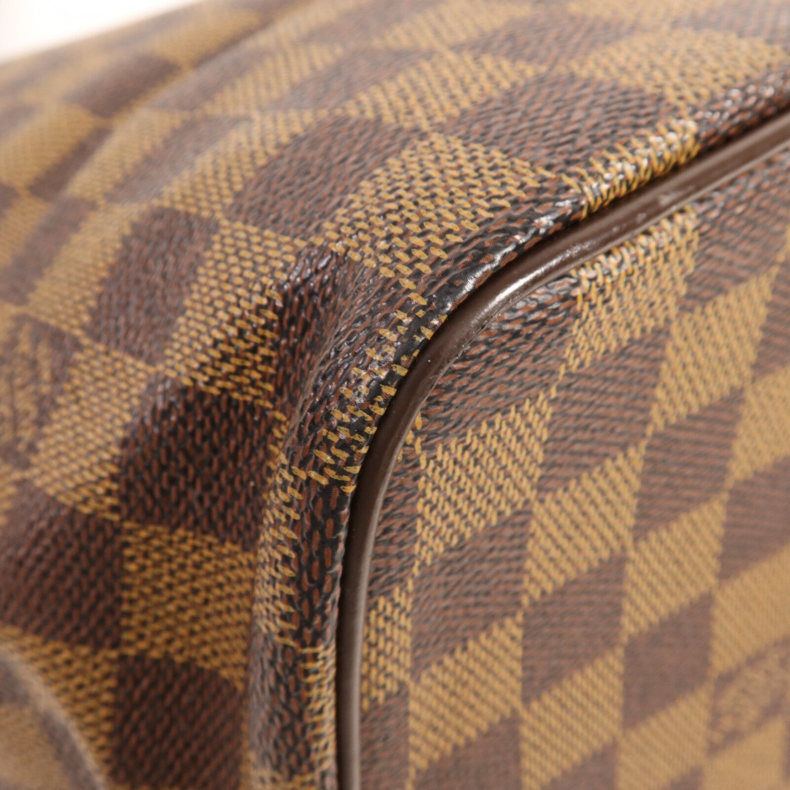 LOUIS VUITTON Damier Saleya MM金扣肩背袋/手挽袋