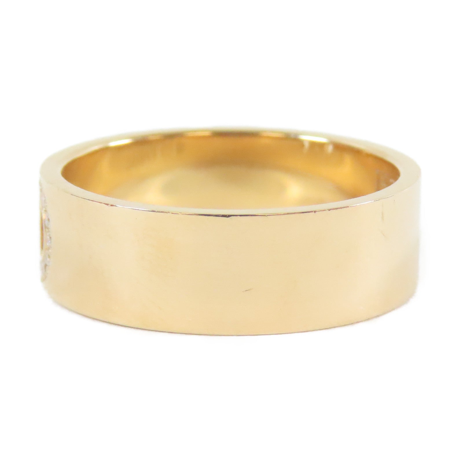 HERMES 18K玫瑰金 H Dancre Ring 4.6g 戒指 US#4.5